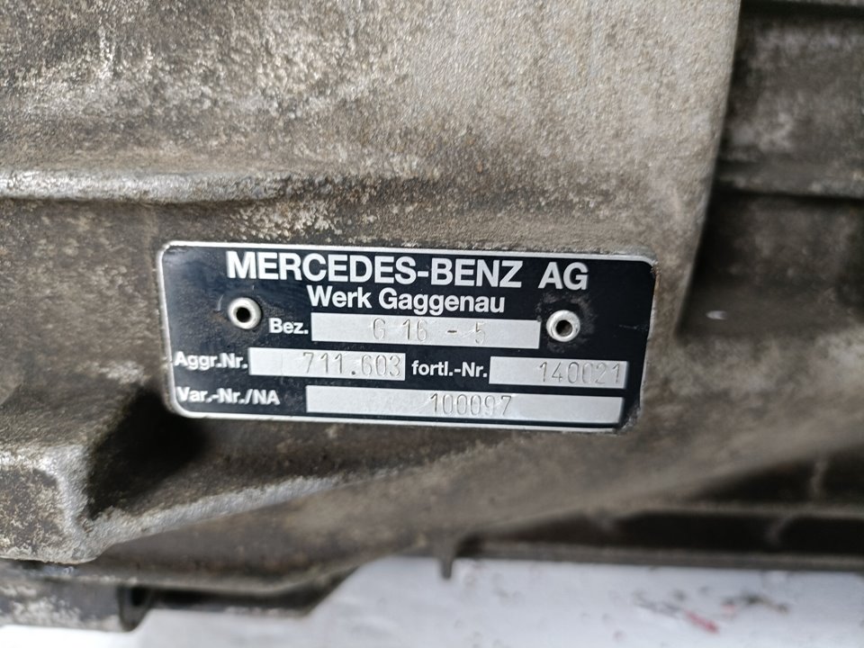 MERCEDES-BENZ Sprinter 1 generation (903) (1995-2006) Gearbox 711603 25234639