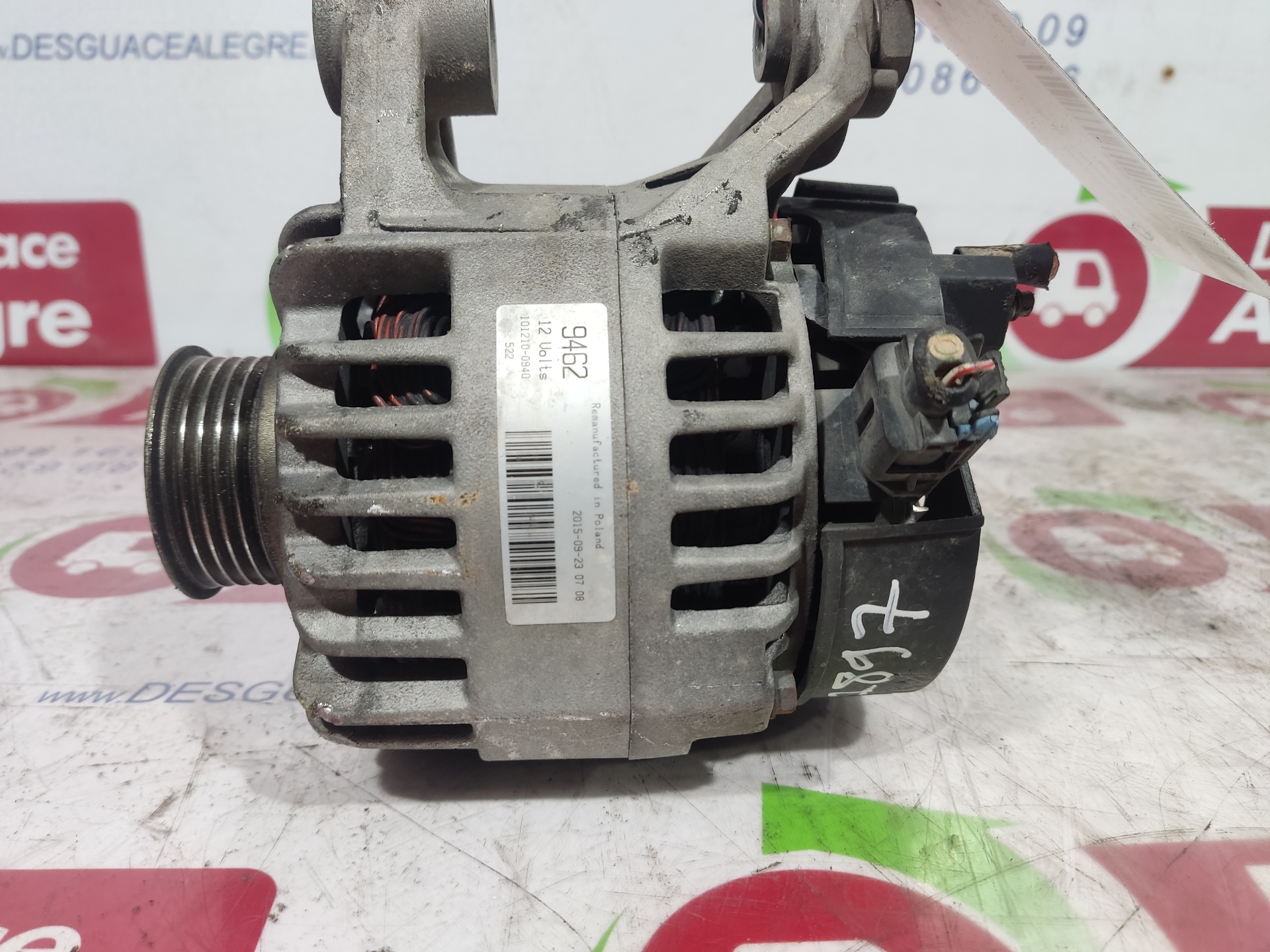 OPEL Agila 1 generation (2000-2007) Alternator 1012100940 24812846