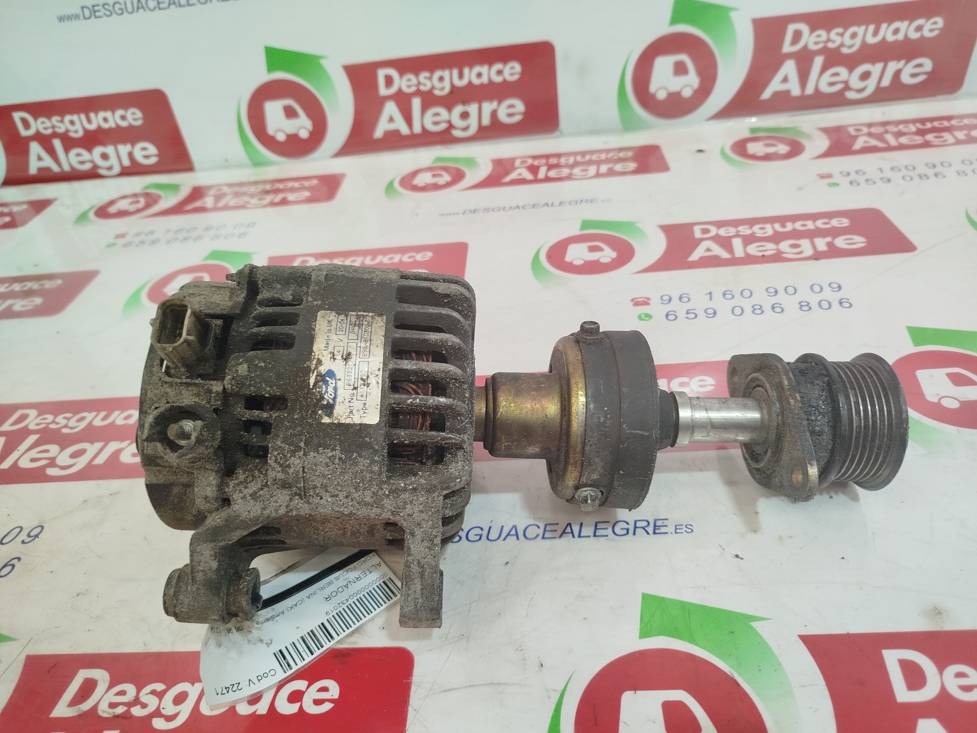 PEUGEOT Boxer 2 generation (1993-2006) Alternator 25991912