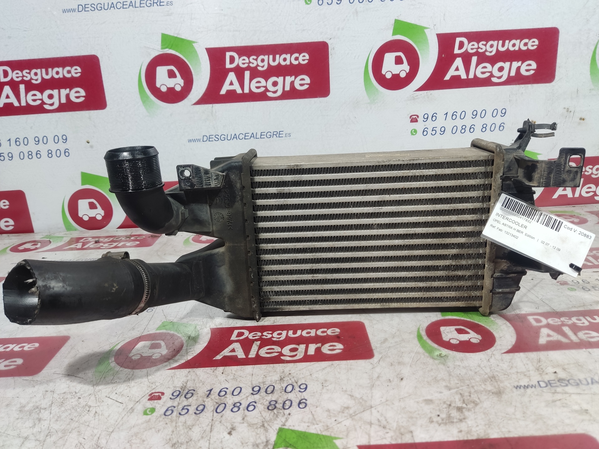 OPEL Astra J (2009-2020) Intercooler radiátor 13213402 24813167