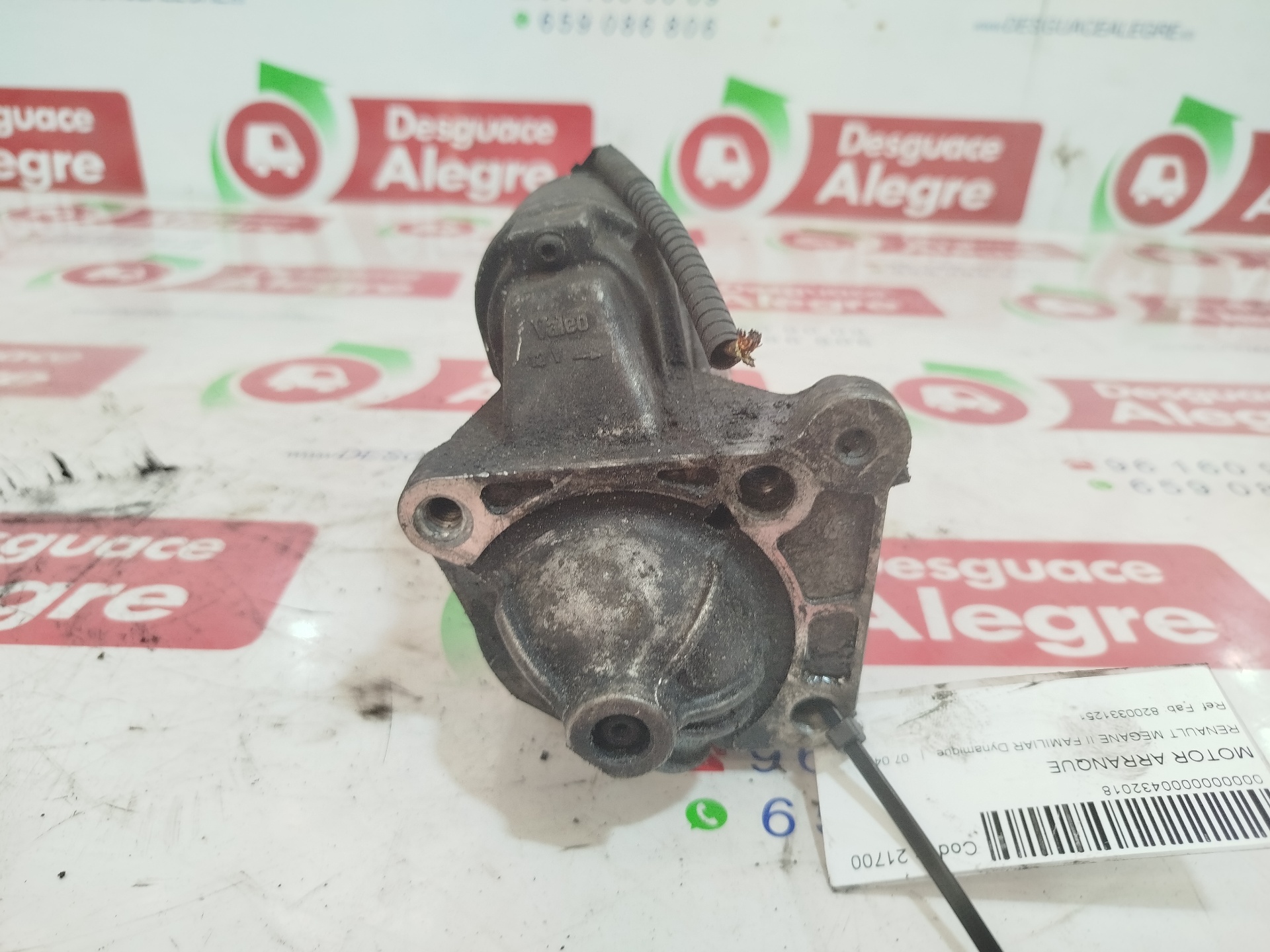 RENAULT Megane 3 generation (2008-2020) Стартер 8200331251 25991908