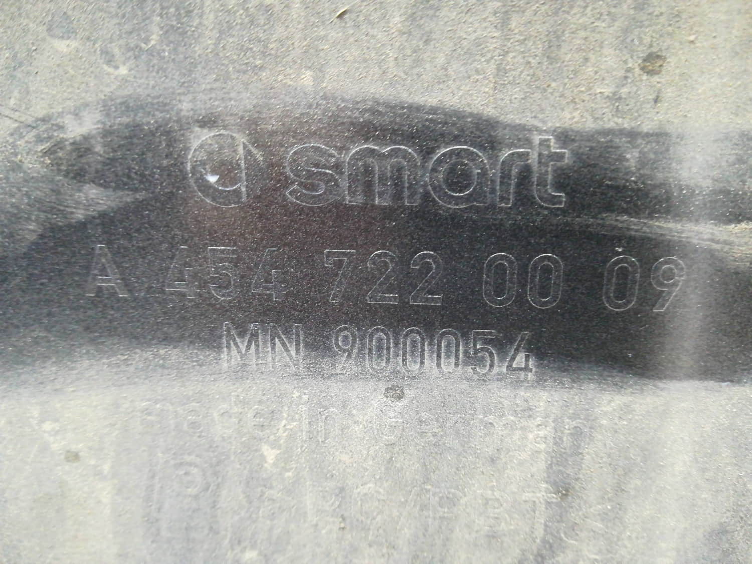SMART Forfour 1 generation (2004-2006) Priekinės dešinės durys A4547220009 24797984