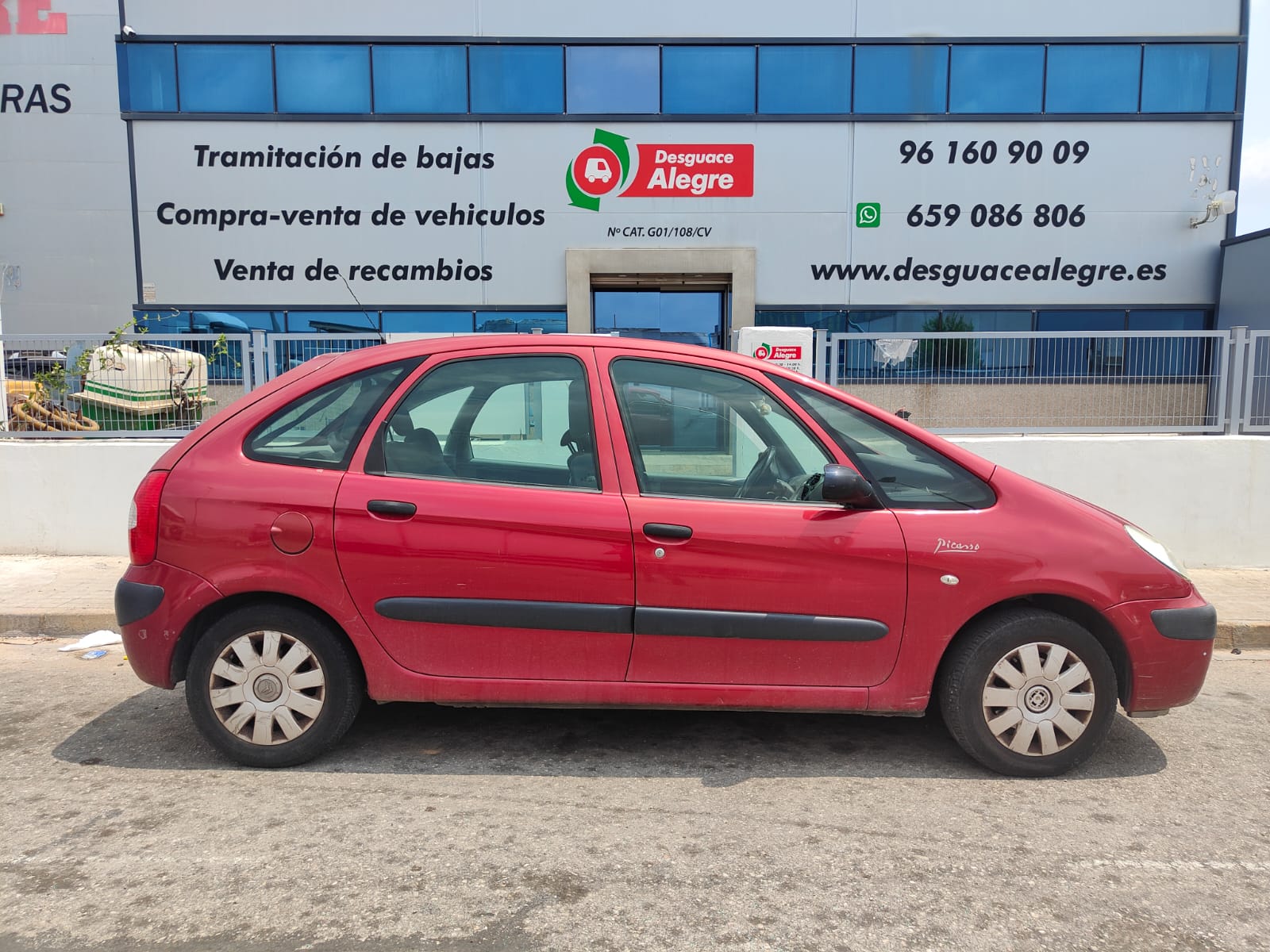 CITROËN Xsara Picasso 1 generation (1999-2010) Зеркало передней правой двери 96570955XT 24810264