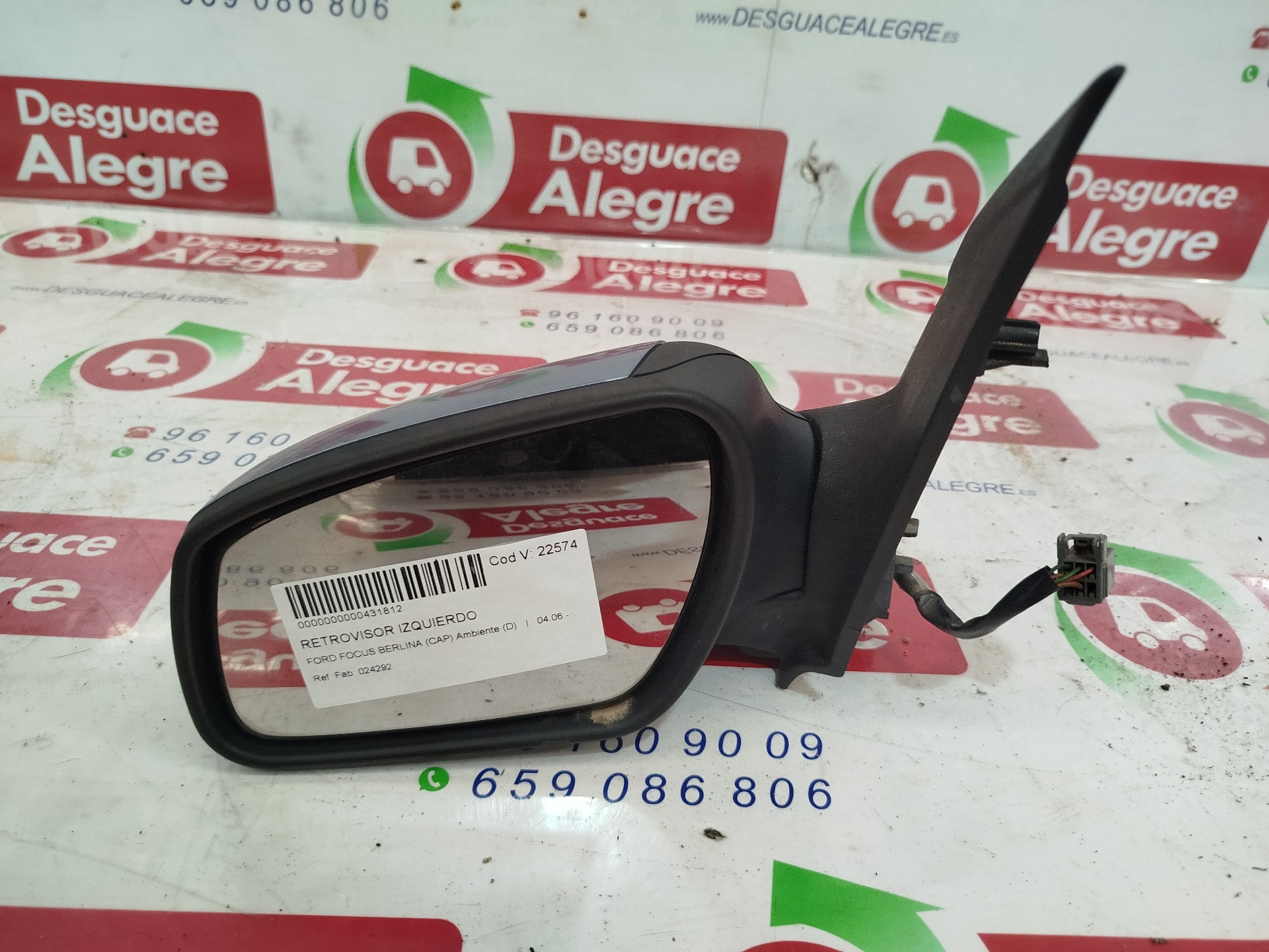 PEUGEOT 3008 1 generation (2010-2016) Left Side Wing Mirror 024292 25991902