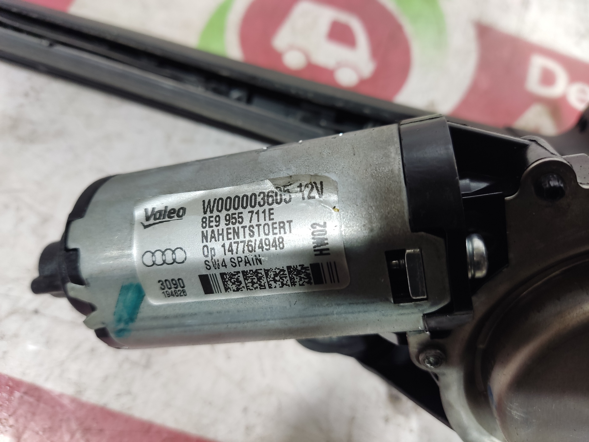 AUDI A4 B7/8E (2004-2008) Tailgate  Window Wiper Motor 8E9955711E 24858638