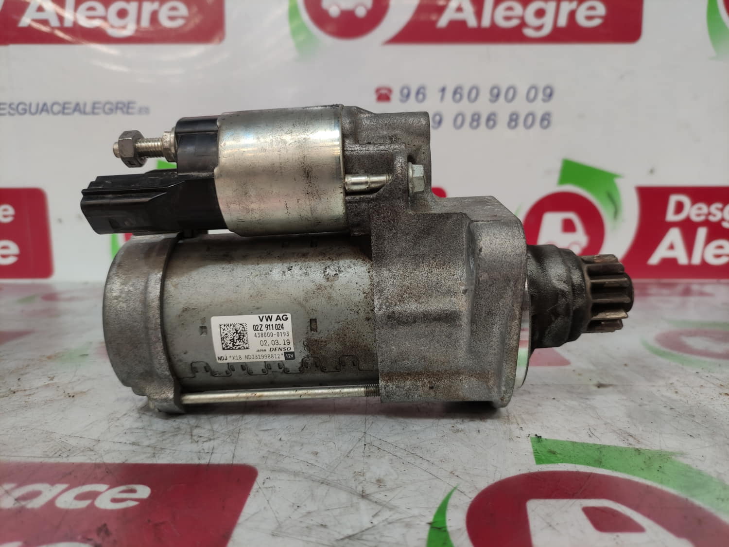 VOLKSWAGEN Golf 7 generation (2012-2024) Starter auto 02Z911024 24802390