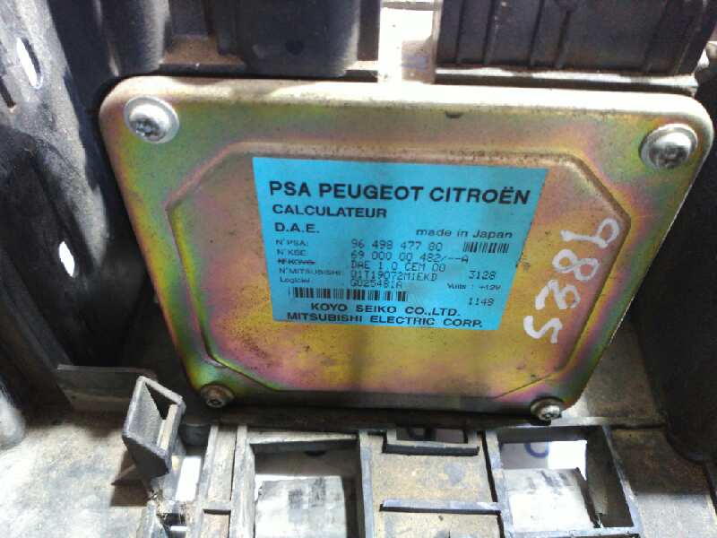 CITROËN C3 1 generation (2002-2010) Kiti valdymo blokai 9649847780 24790227