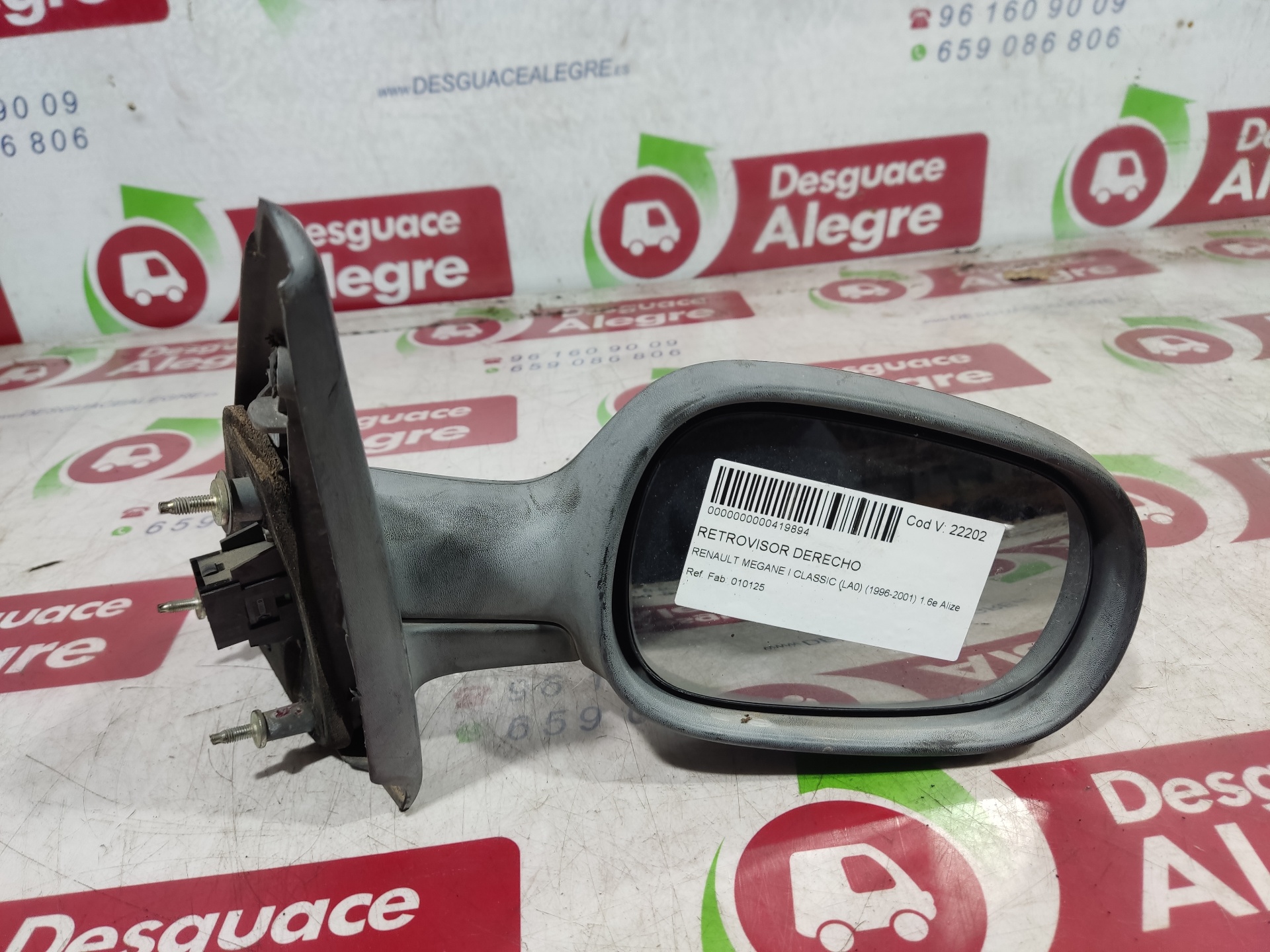 RENAULT Megane 2 generation (2002-2012) Right Side Wing Mirror 010125 24859355