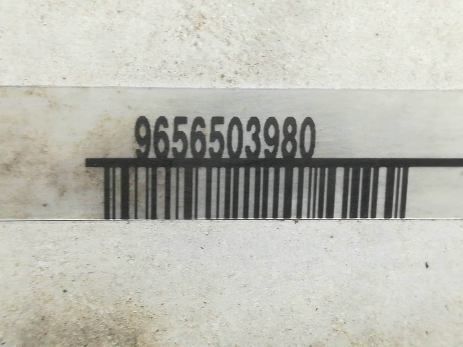 PEUGEOT 308 T7 (2007-2015) Interkūlerio radiatorius 9656503980 24794896