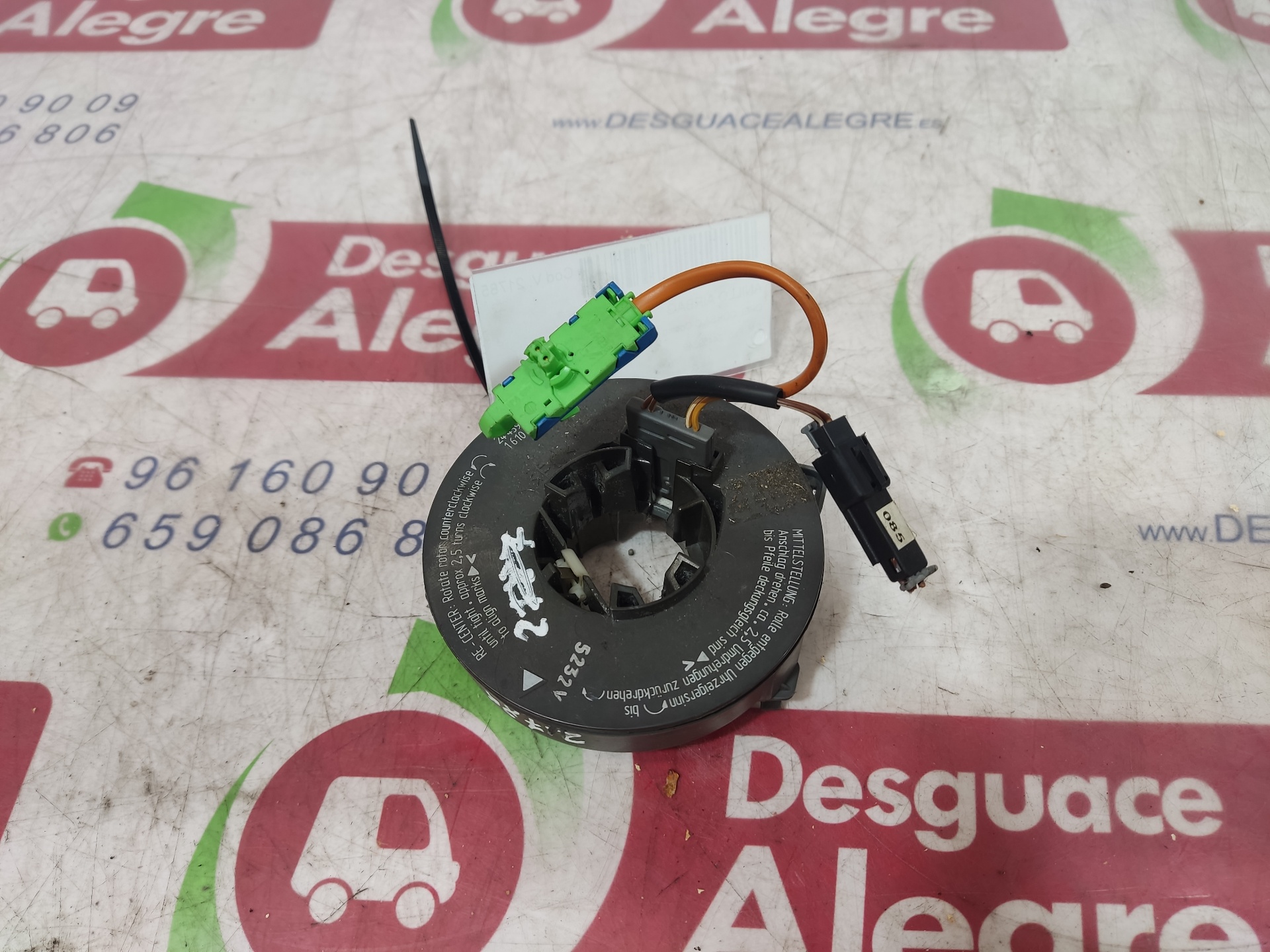 OPEL Corsa C (2000-2006) Rat Slip Ring Squib 24459849 24813571