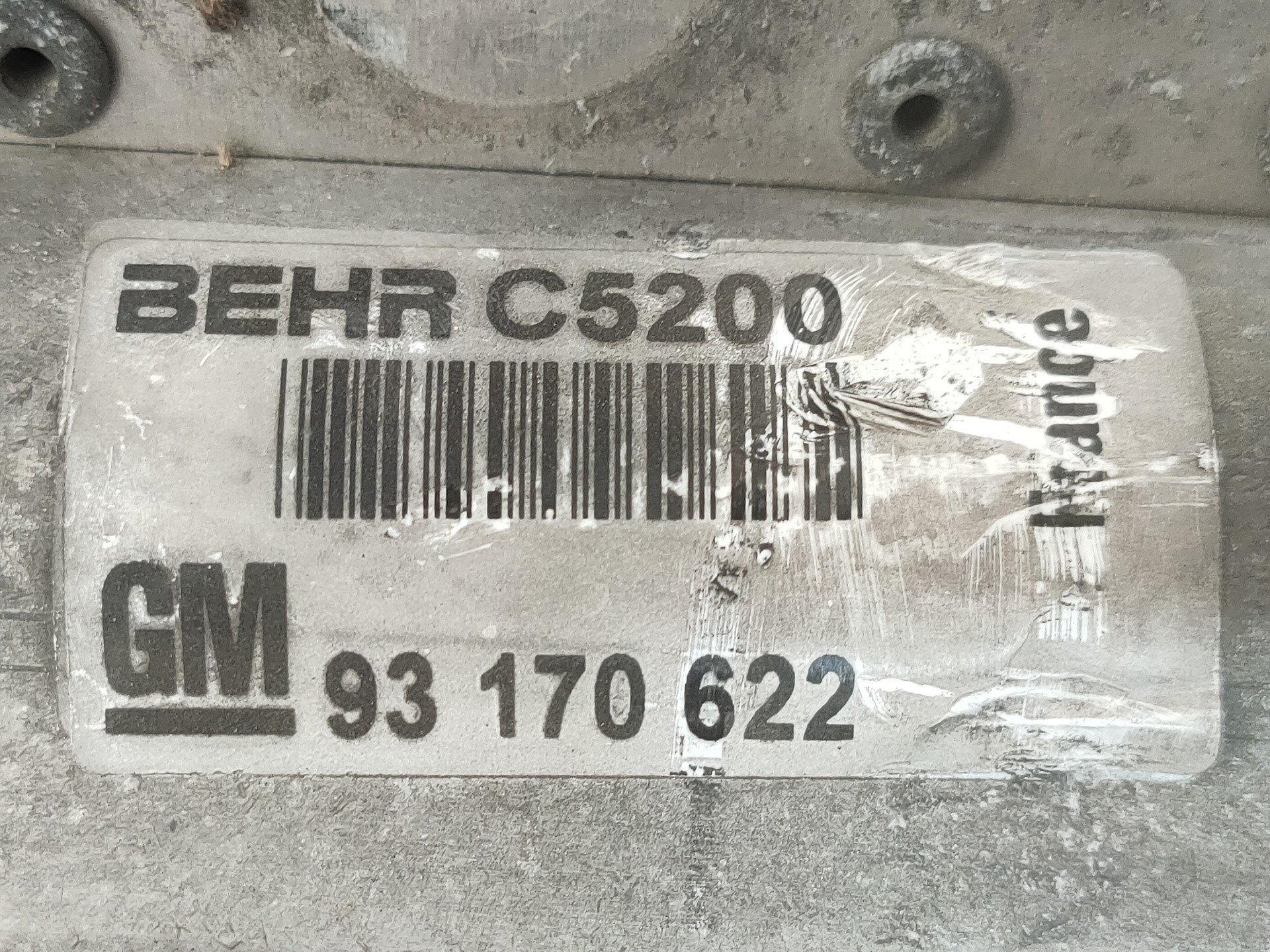OPEL Astra H (2004-2014) Охлаждающий радиатор 93170622 24808404