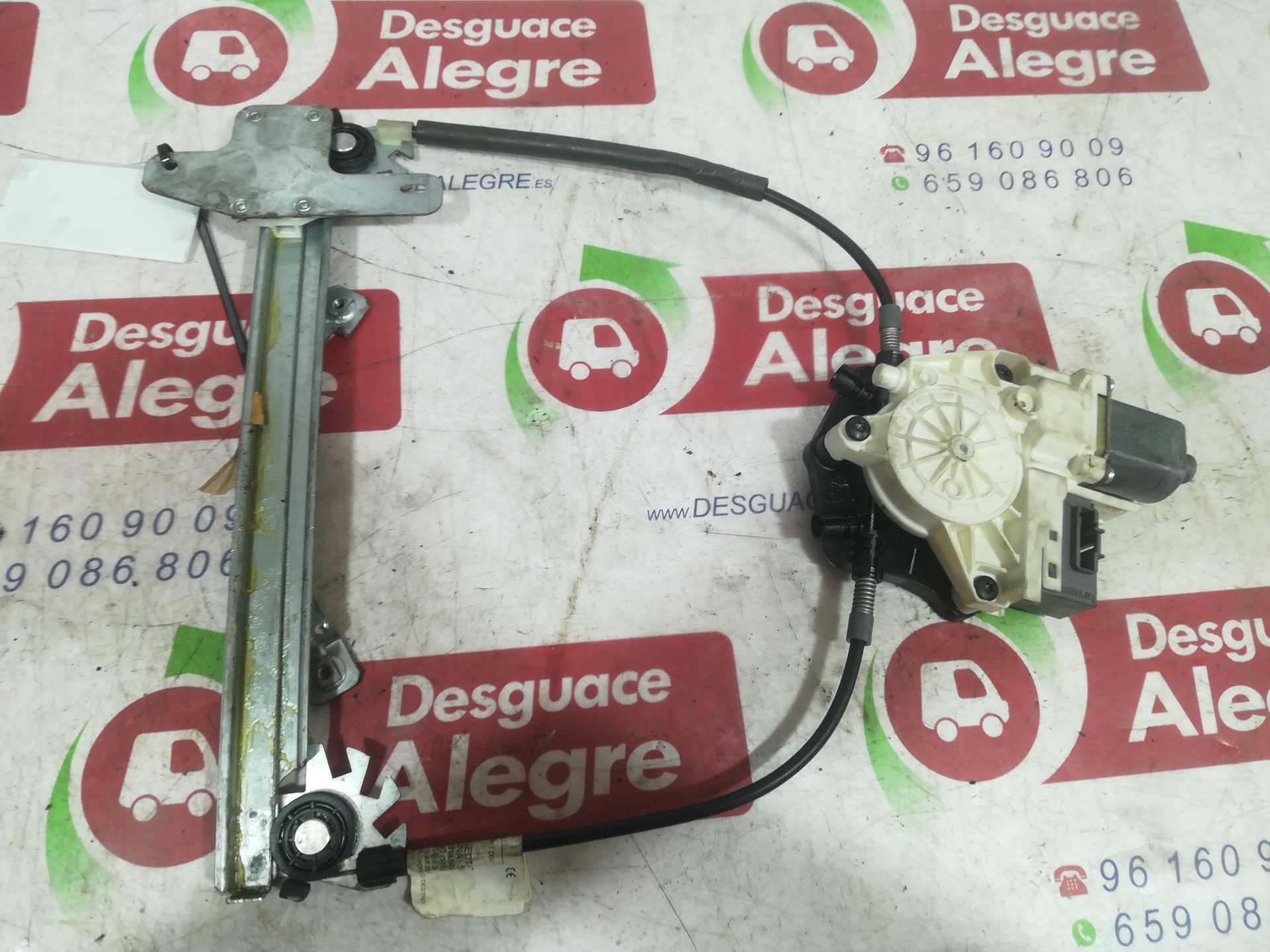 PEUGEOT 407 1 generation (2004-2010) Rear Right Door Window Regulator 0130822200 24813827