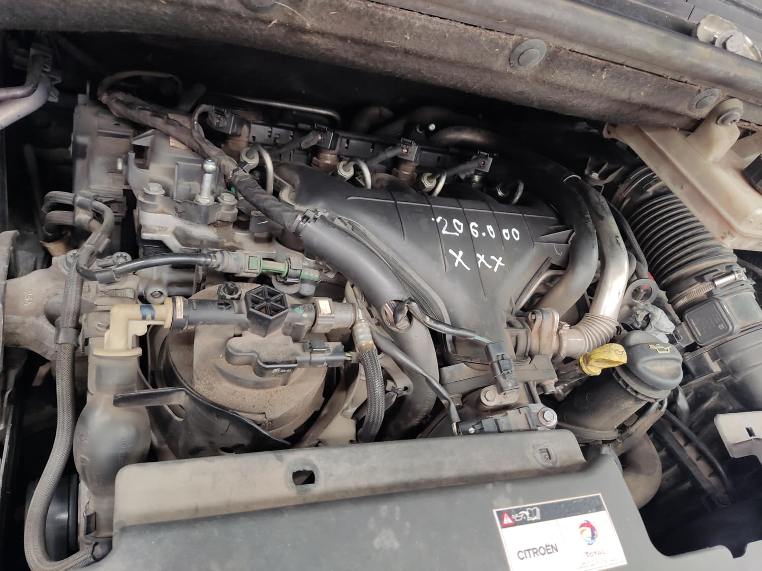 CITROËN C4 Picasso 1 generation (2006-2013) Engine RHJ 24802569