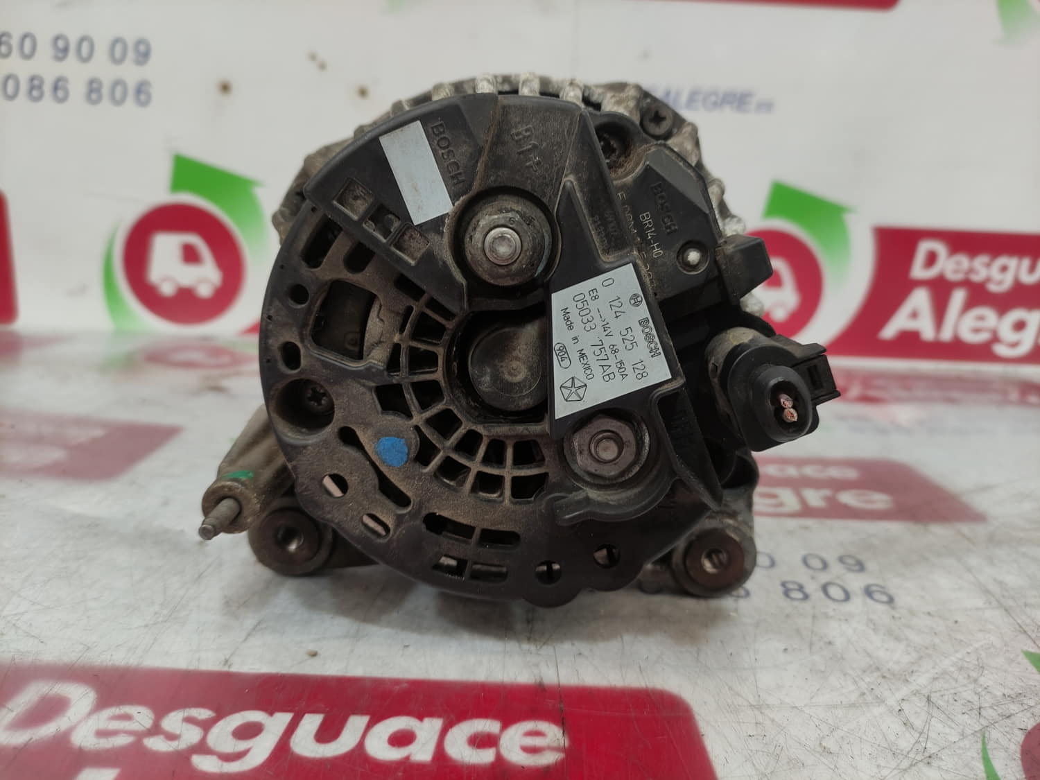 DODGE Sebring 3 generation (2007-2010) Alternator 0124525128 24802453