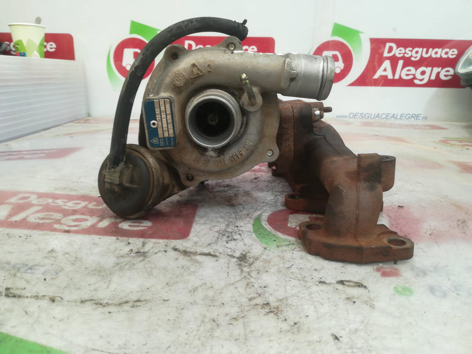 OPEL Corsa C (2000-2006) Turbófeltöltő 73501344 24803368