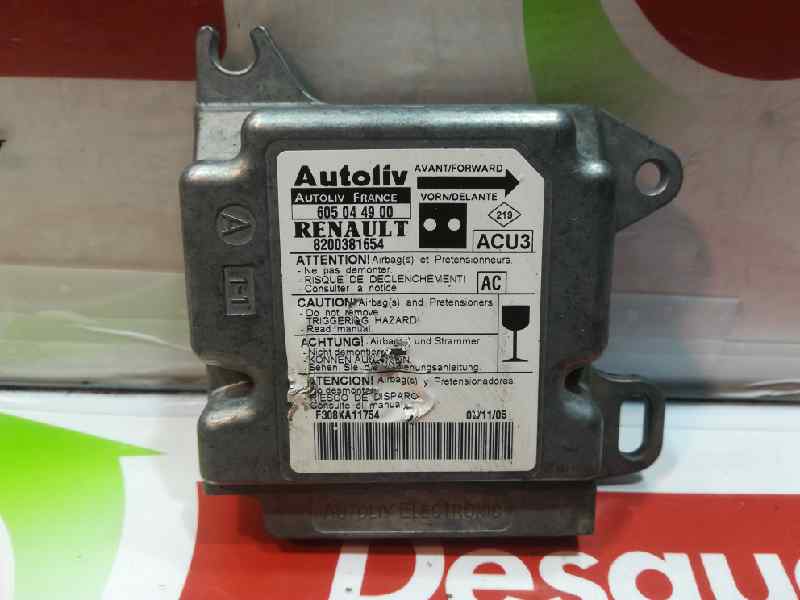 RENAULT Kangoo 1 generation (1998-2009) Блок SRS 8200381654 24793553