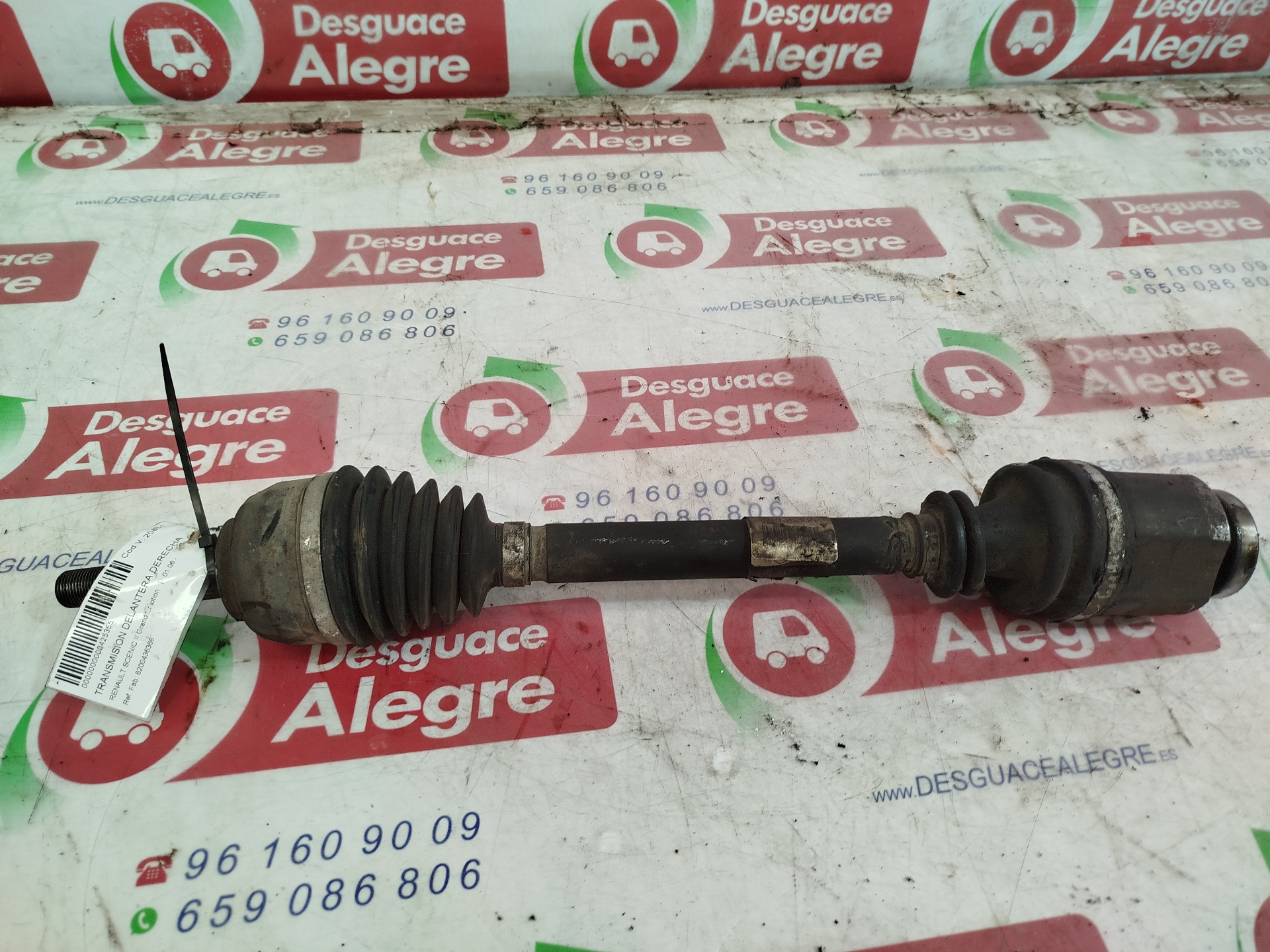 RENAULT Scenic 2 generation (2003-2010) Front Right Driveshaft 8200436366 24860154