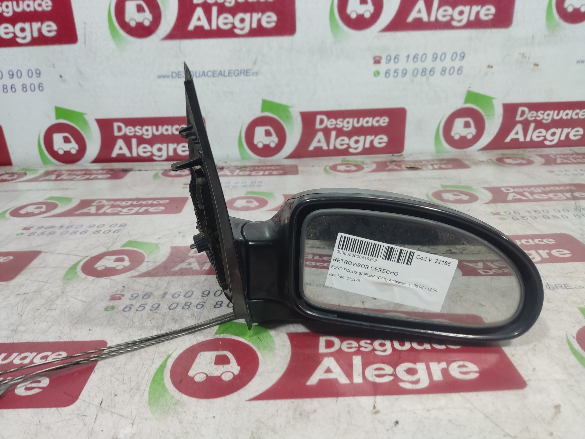 FORD Focus 1 generation (1998-2010) Right Side Wing Mirror 015475 24859408