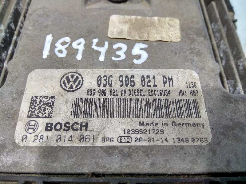 FORD Golf Plus 2 generation (2009-2014) Unitate de control motor 03G906021PM 24789154