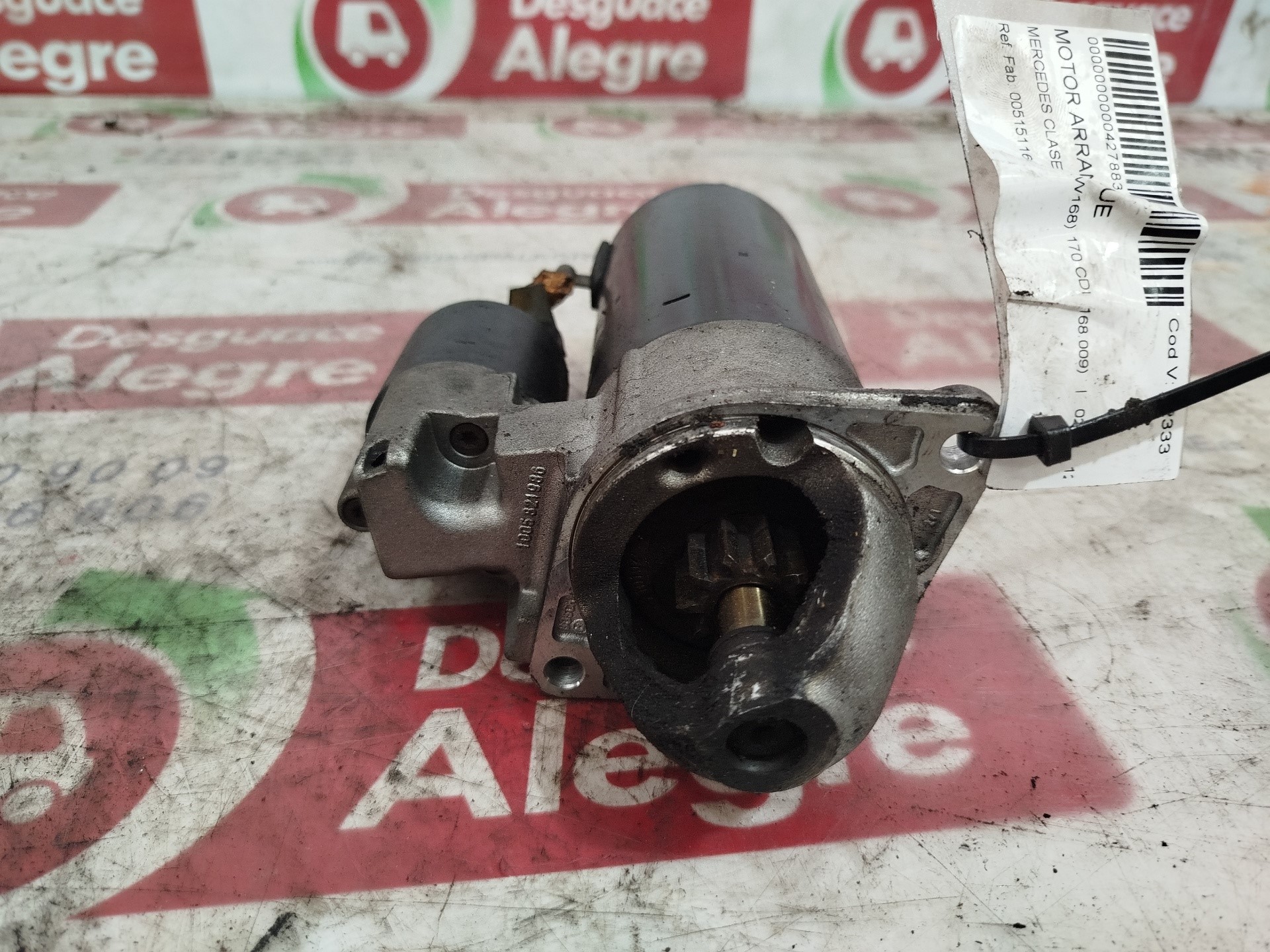 VAUXHALL A-Class W168 (1997-2004) Starter Motor 0051511601 25213256