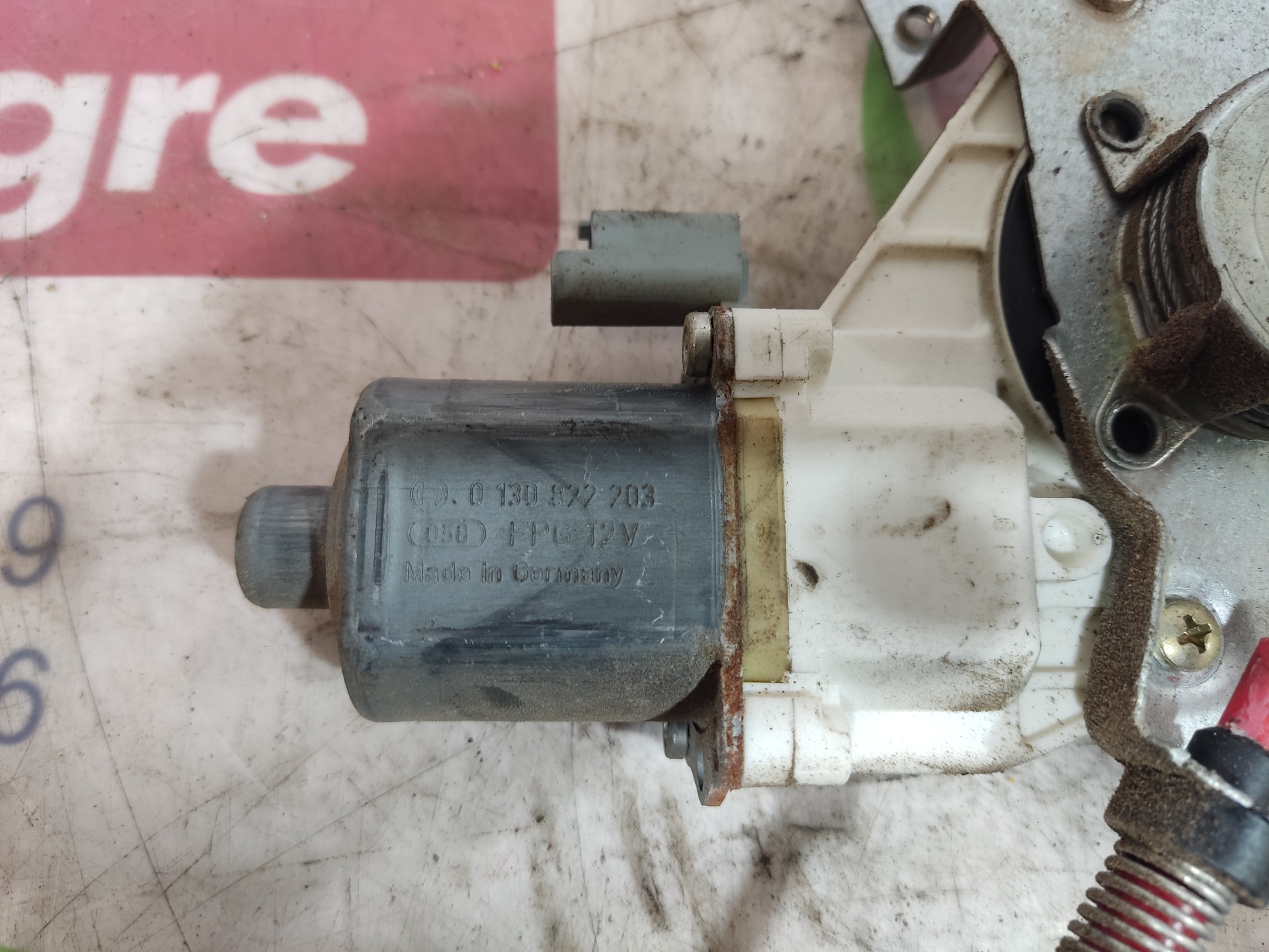 NISSAN Micra K12 (2002-2010) Forreste højre dør vinduesregulator 0130822203 24813977