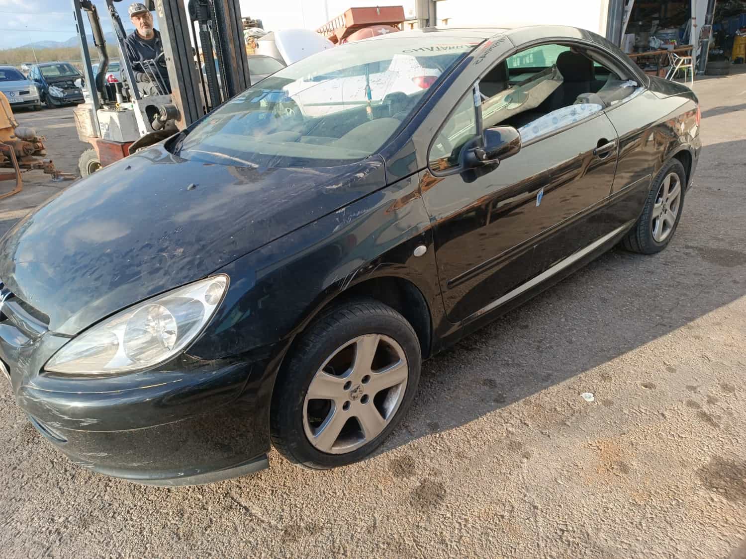 PEUGEOT 307 1 generation (2001-2008) Priekinis kairys pusašis 9656329380 24808890