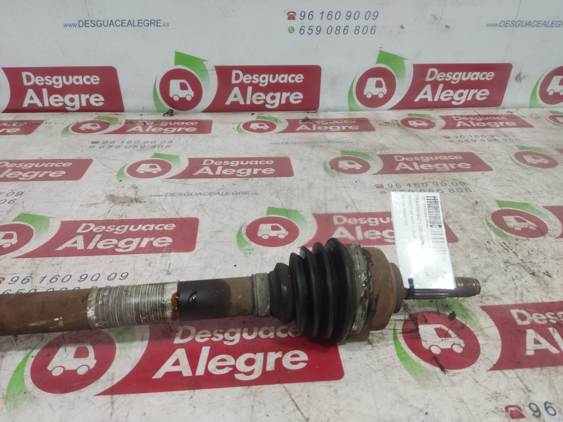 PEUGEOT 207 1 generation (2006-2009) Front Right Driveshaft 9659317980 24812912