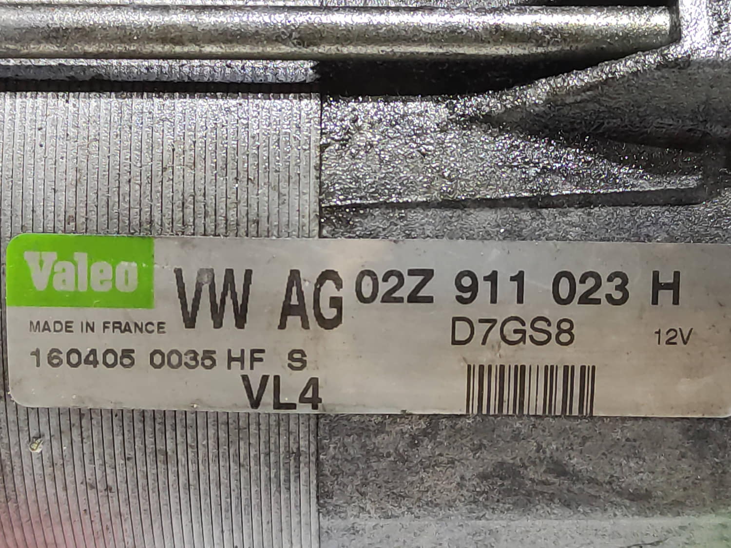 VOLKSWAGEN Caddy 3 generation (2004-2015) Стартер 02Z911023H 24797730