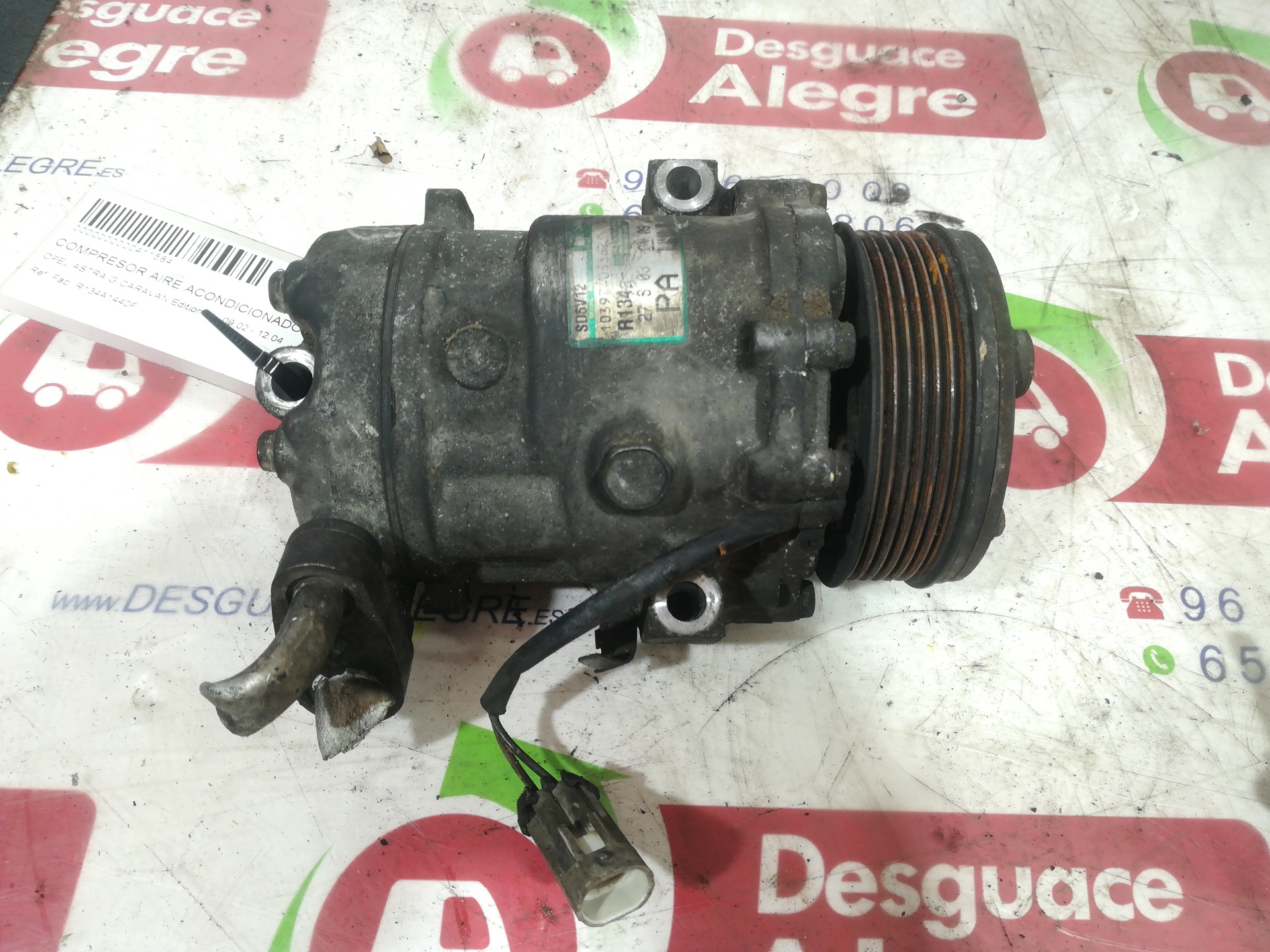 OPEL Astra H (2004-2014) Air Condition Pump 09132922 24857032