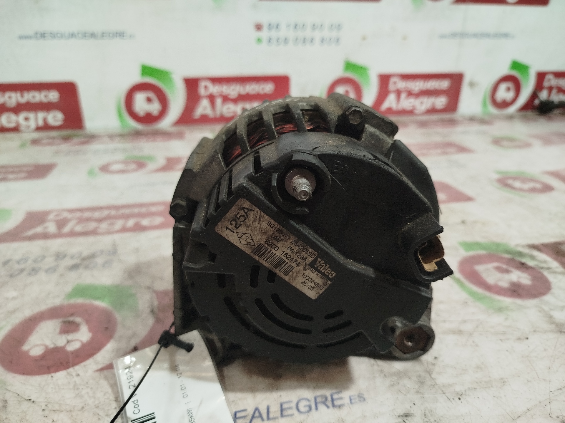 VOLVO S40 1 generation (1996-2004) Alternator 8200162474 24985842