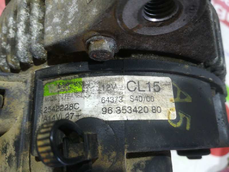 FIAT Scudo 1 generation (1996-2007) Alternator 9635342080 24794613