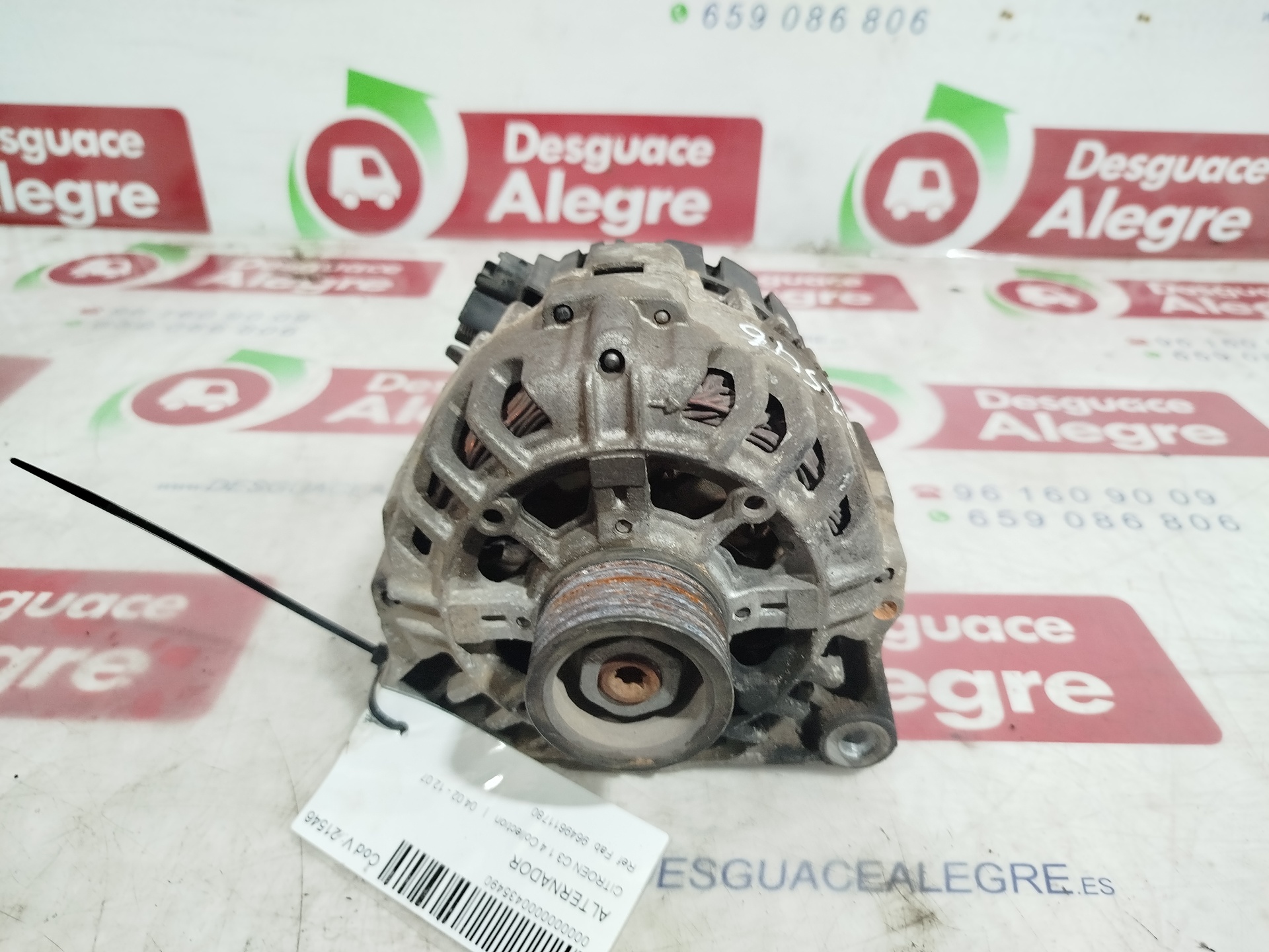 CITROËN C3 1 generation (2002-2010) Laturi 9649611780 26582302