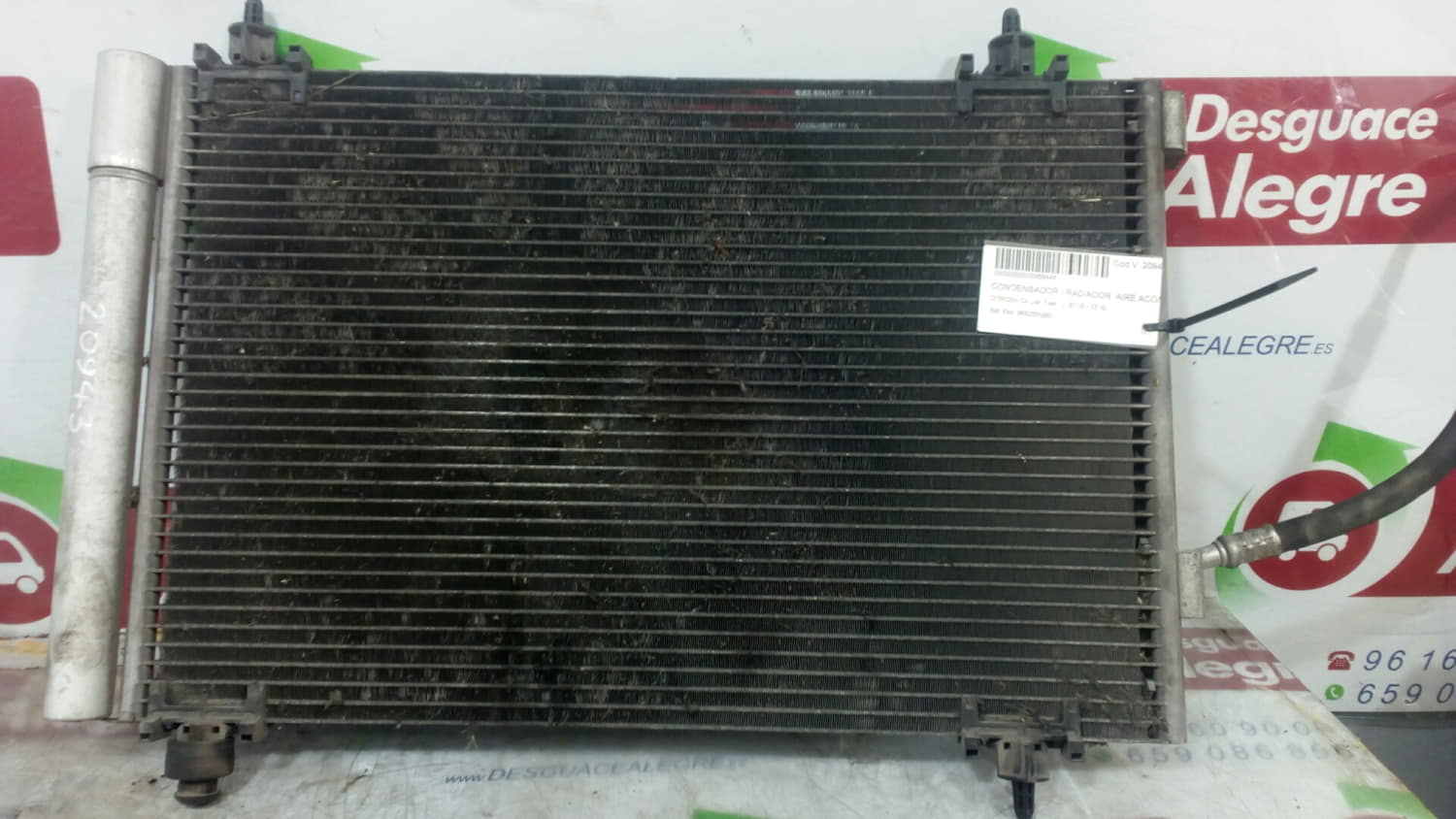 CITROËN C4 2 generation (2010-2024) Air Con Radiator 9682531580 24803998