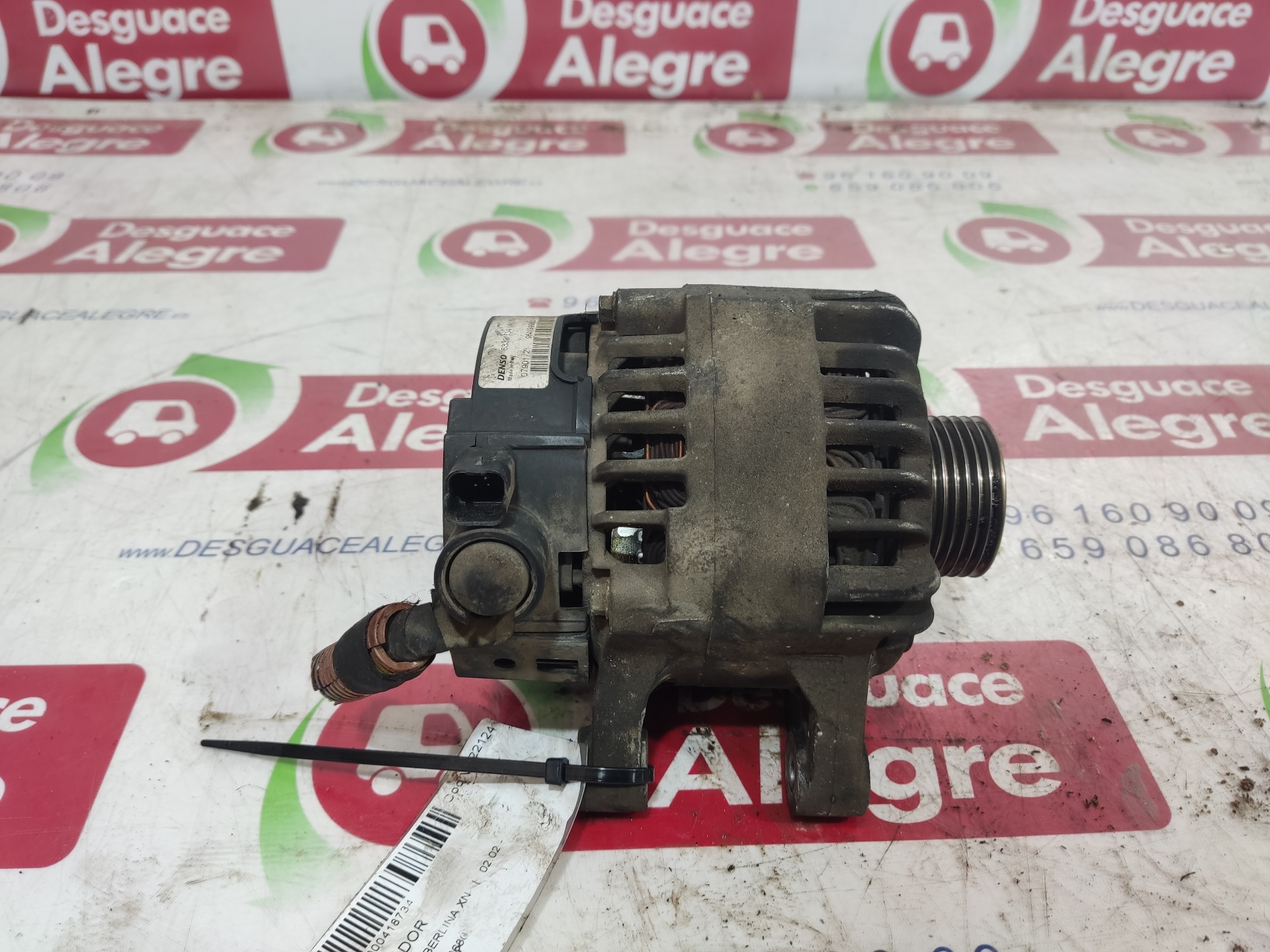 FORD 206 1 generation (1998-2009) Alternator 9641398680 24858983