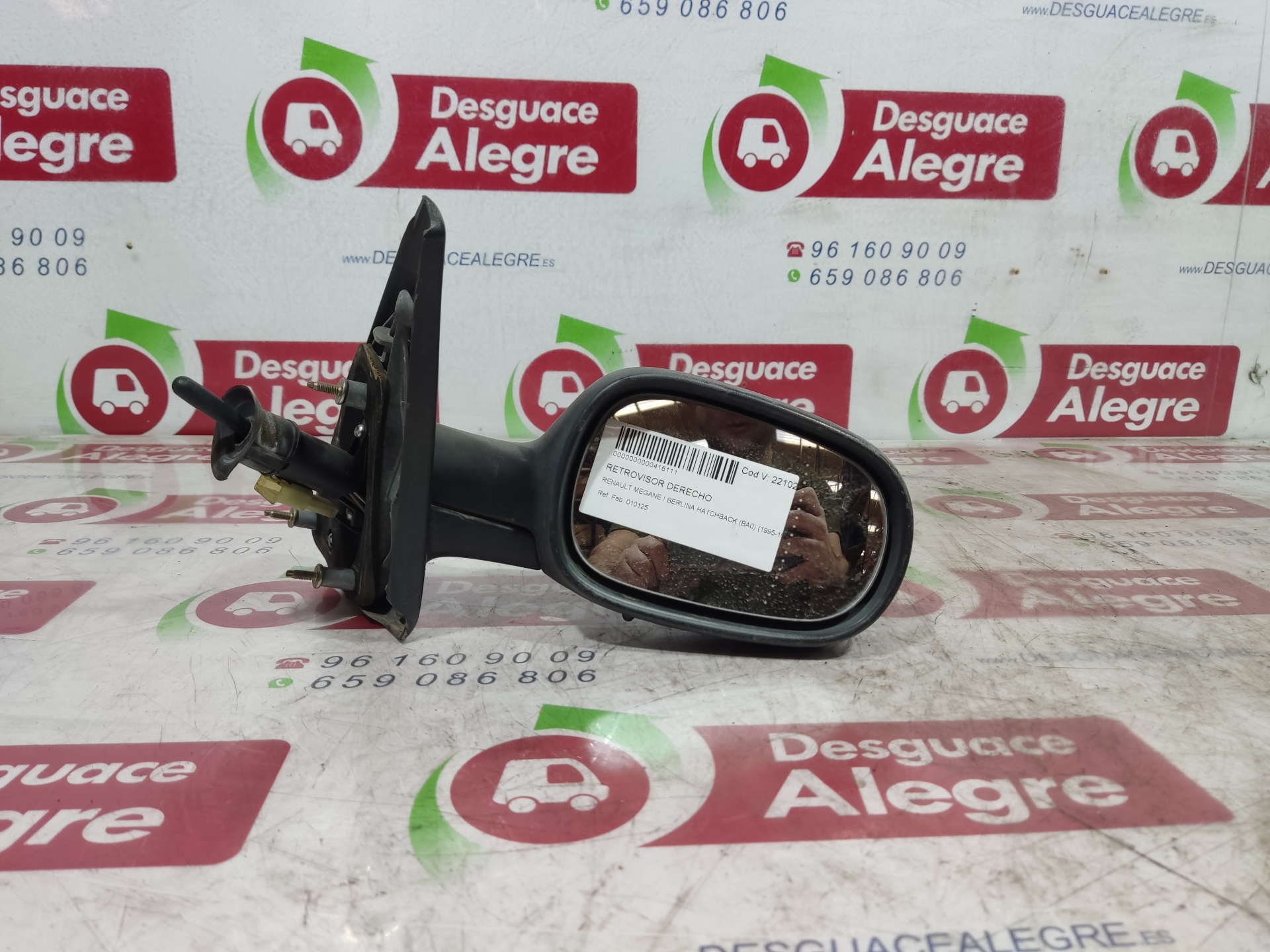 RENAULT Megane 1 generation (1995-2003) Rétroviseur latéral droit 010125 24812815