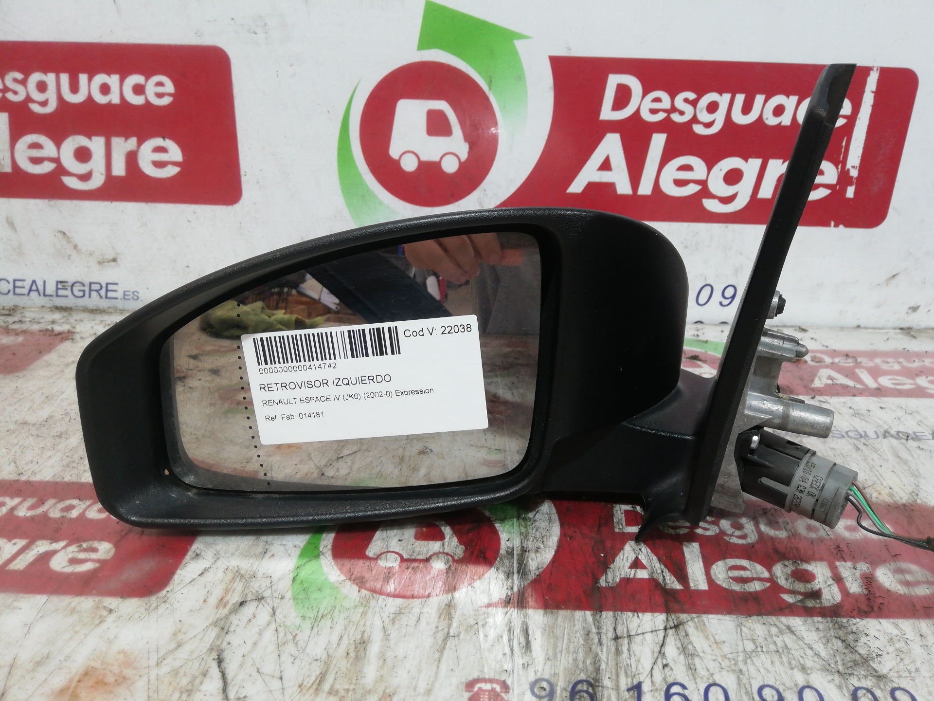 RENAULT Espace 4 generation (2002-2014) Left Side Wing Mirror 014181 24857134