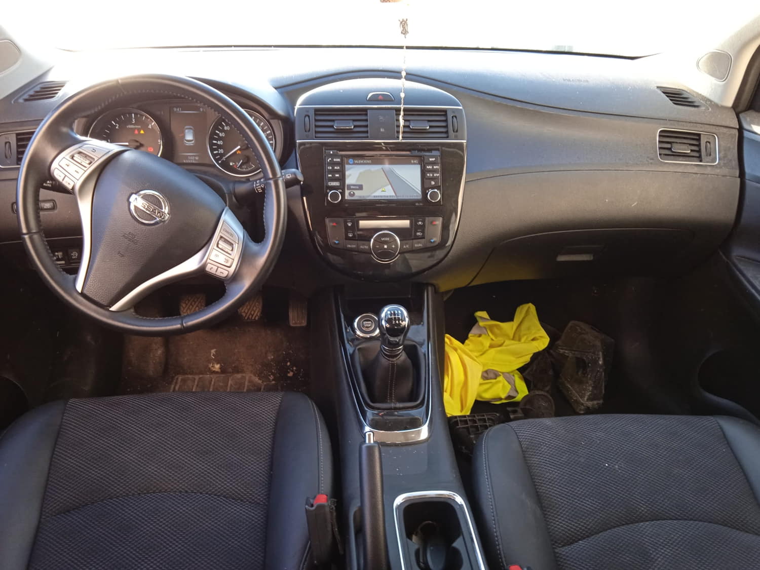 NISSAN Pulsar C13 (2014-2018) Priekinių kairių durų vidinis rankenos rėmelis 806714EA 24858907