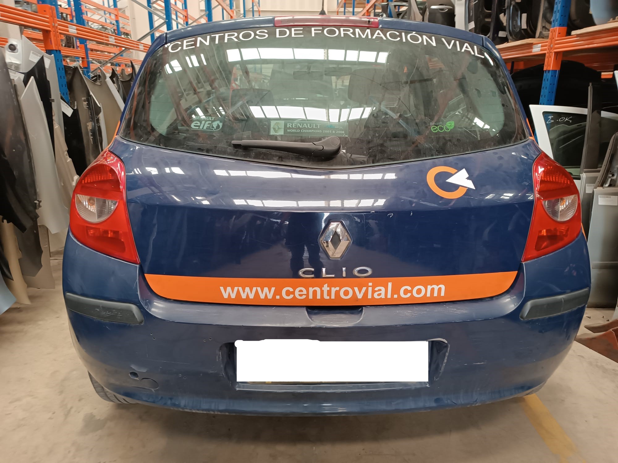 RENAULT Clio 3 generation (2005-2012) Rear Crash Reinforcement  Bar 24810646