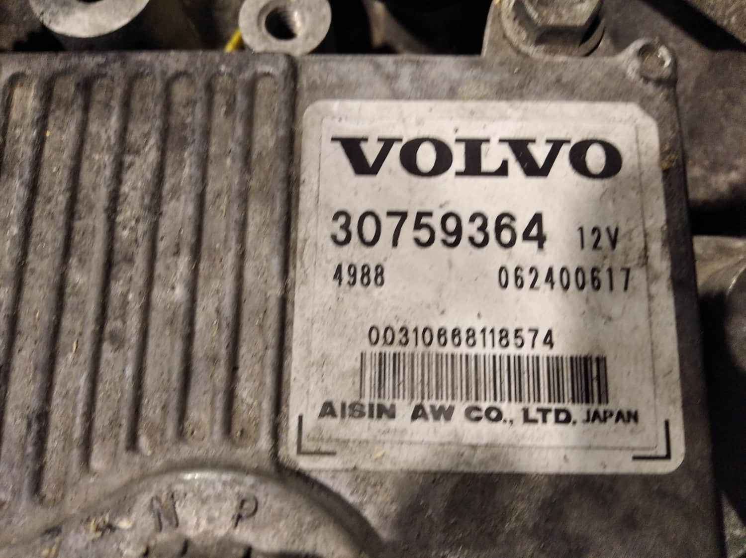 VOLVO S80 2 generation (2006-2020) Коробка передач TF80SC 24798470