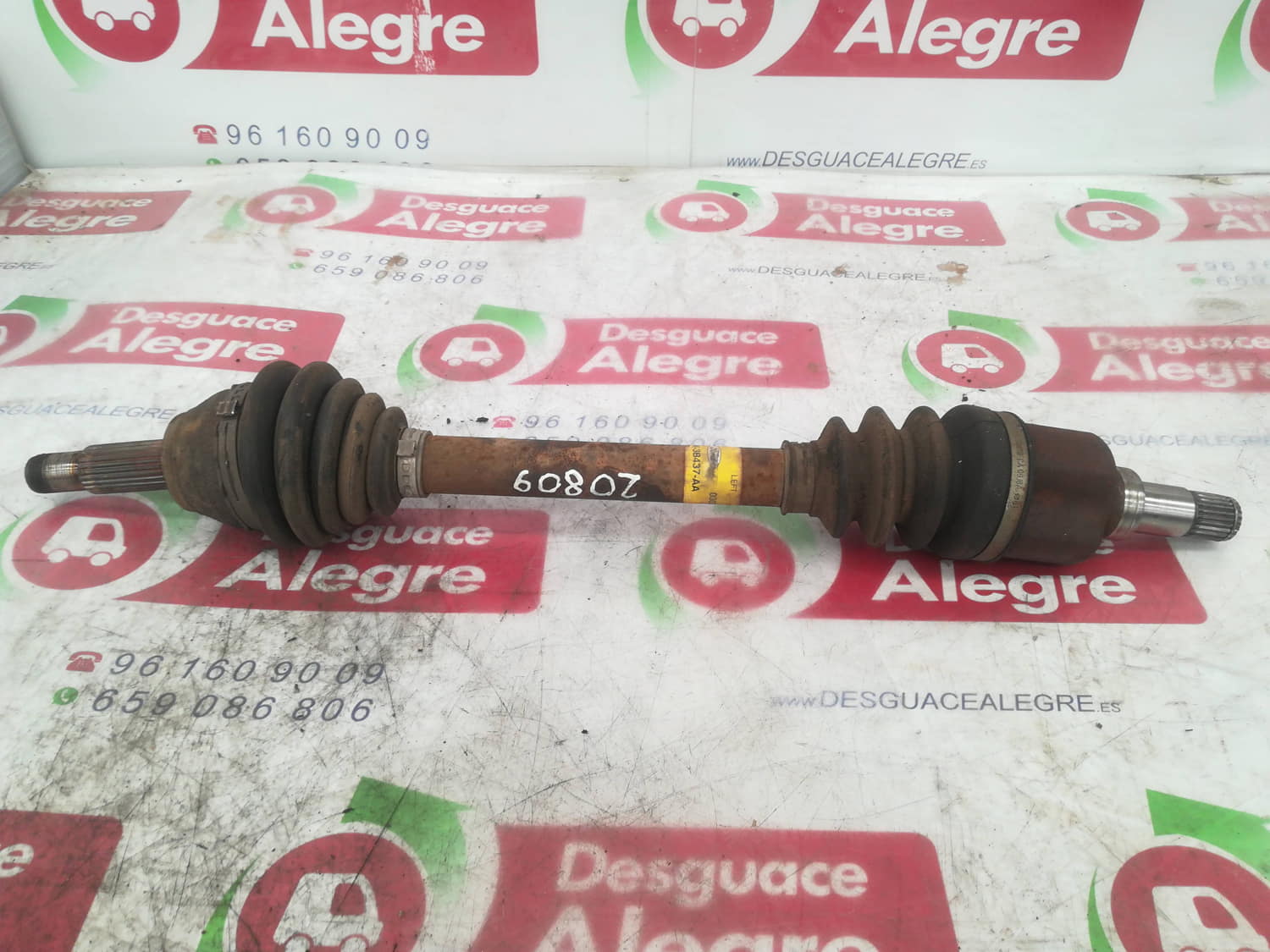 FORD Fiesta 5 generation (2001-2010) Arbre de transmission avant gauche 2S6W3B437AA 24803610