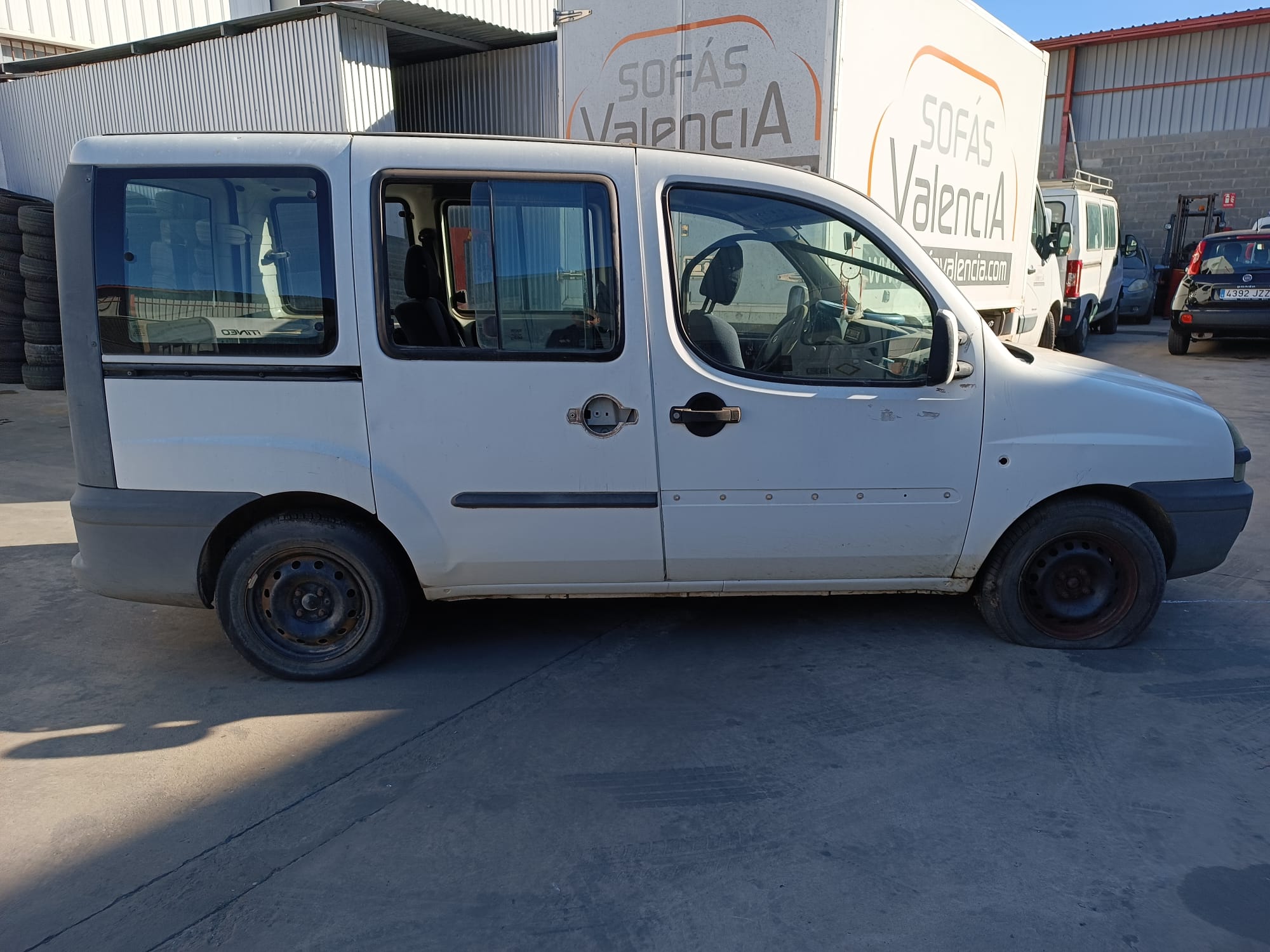 FIAT Doblo 1 generation (2001-2017) Priekinių kairių durų veidrodis 014283 24834346