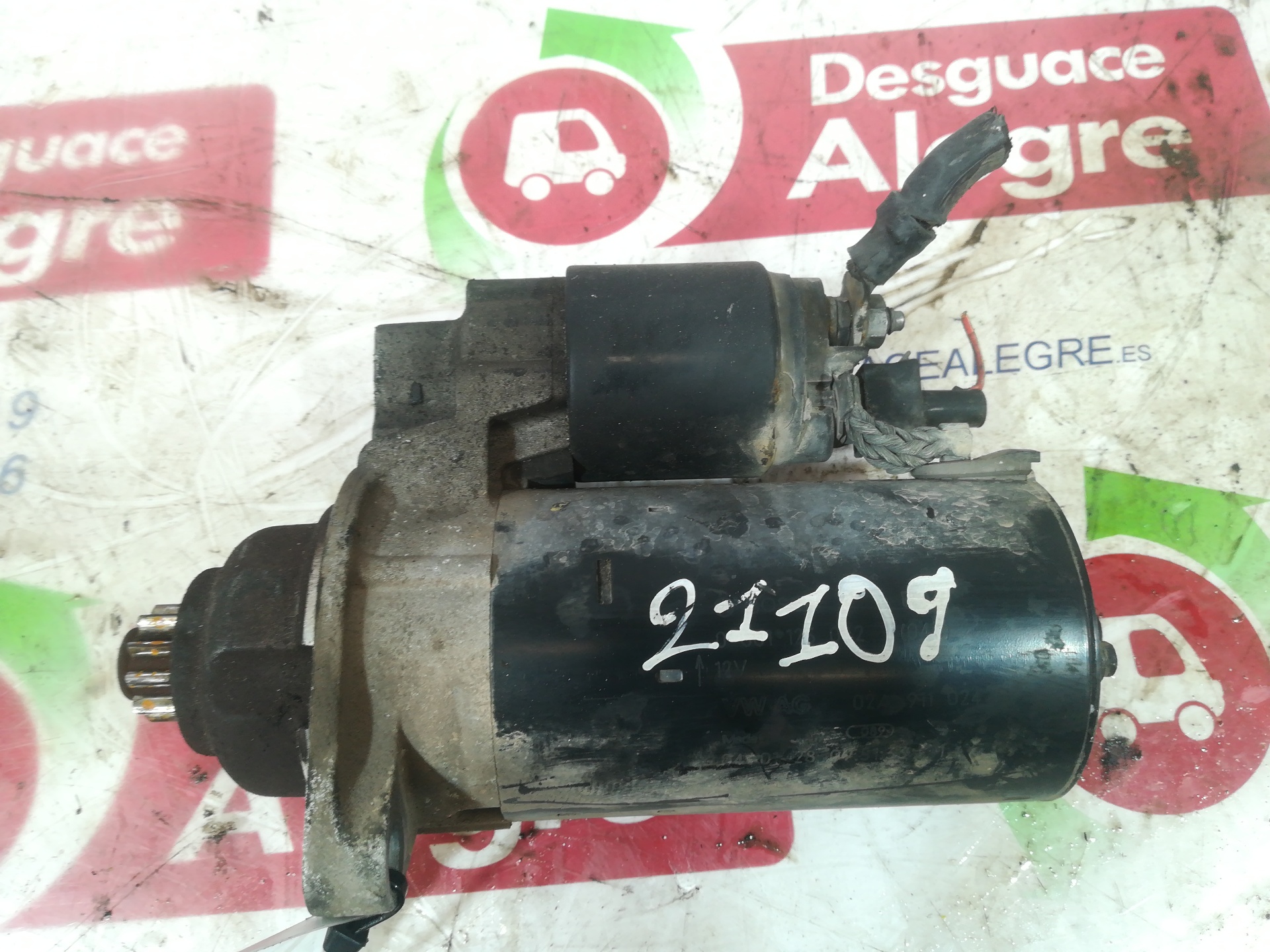 SEAT Ibiza 3 generation (2002-2008) Starter Motor 02A911024D 24809967