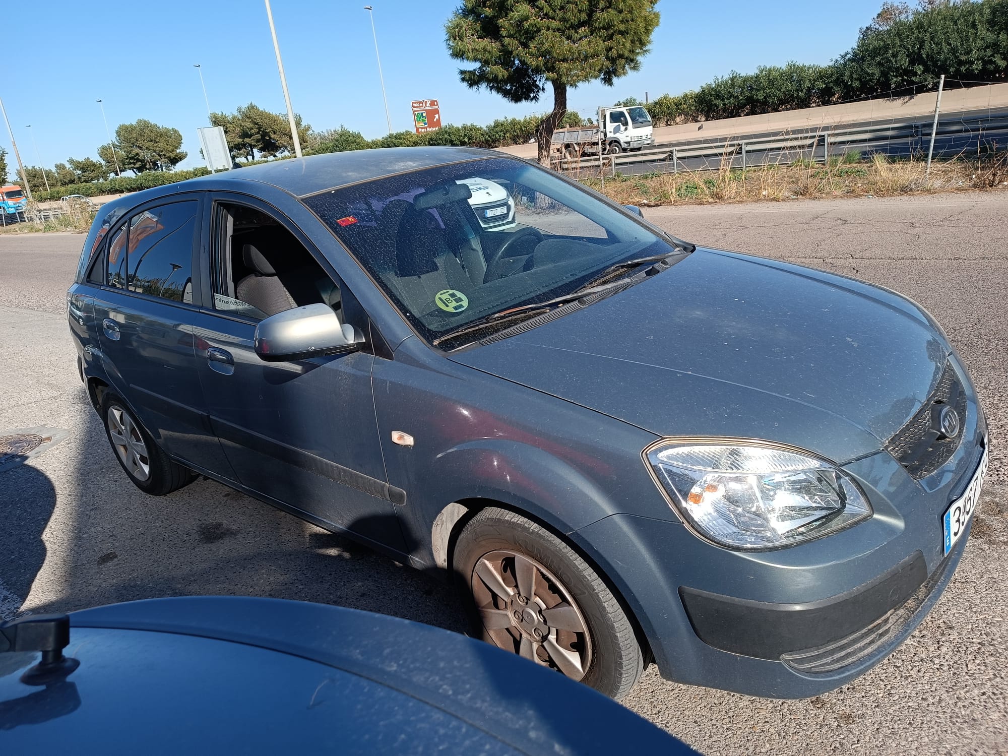 KIA Rio 2 generation (2005-2011) Priekinių kairių durų veidrodis 012294 24859567