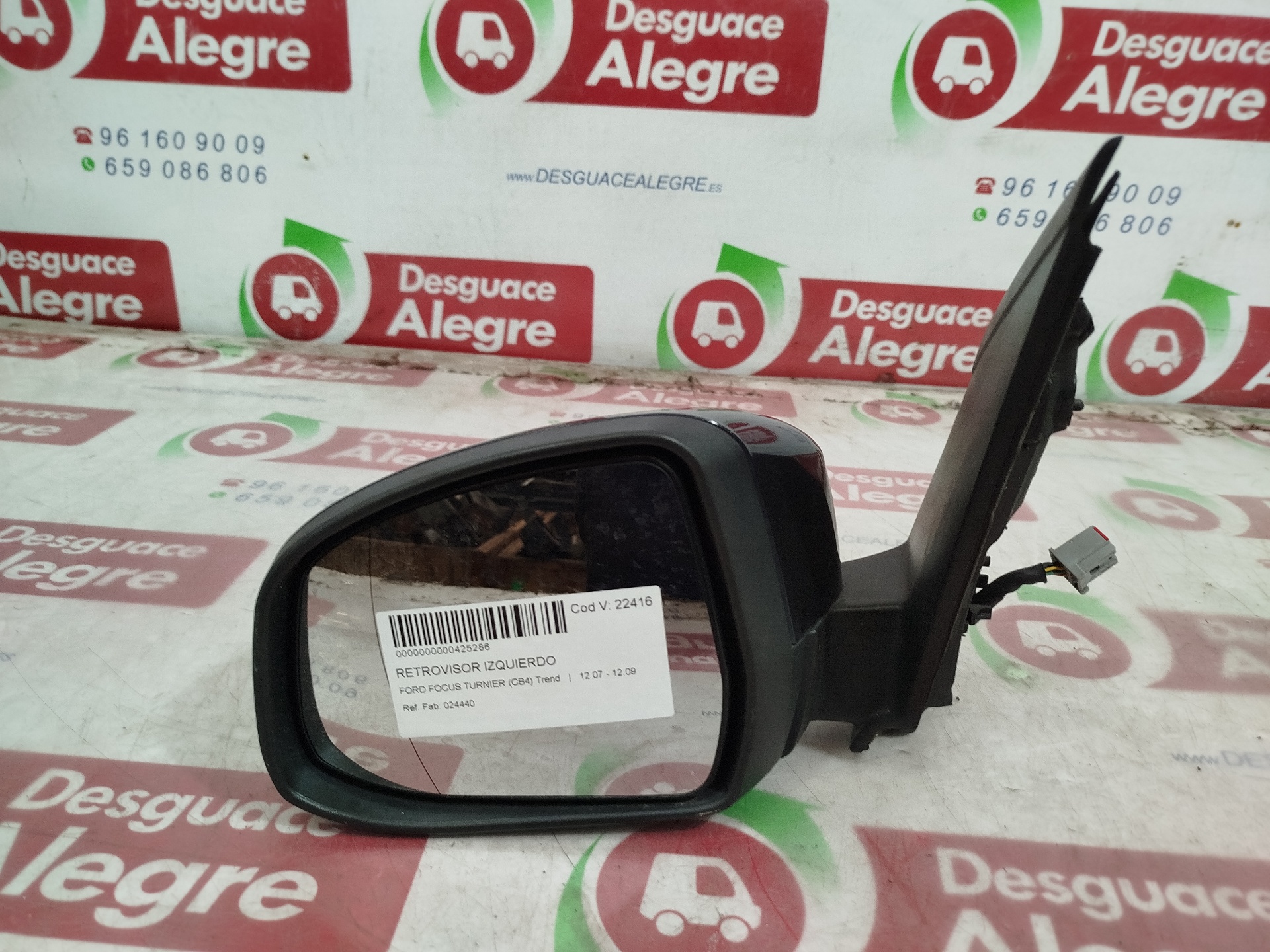 FORD Focus 2 generation (2004-2011) Left Side Wing Mirror 024440 24773694