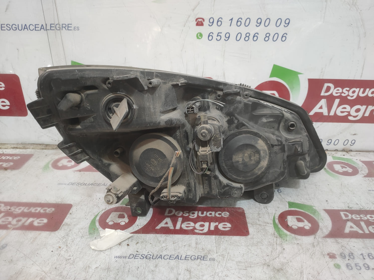 RENAULT Scenic 2 generation (2003-2010) Priekinis kairys žibintas 15810300 24807694