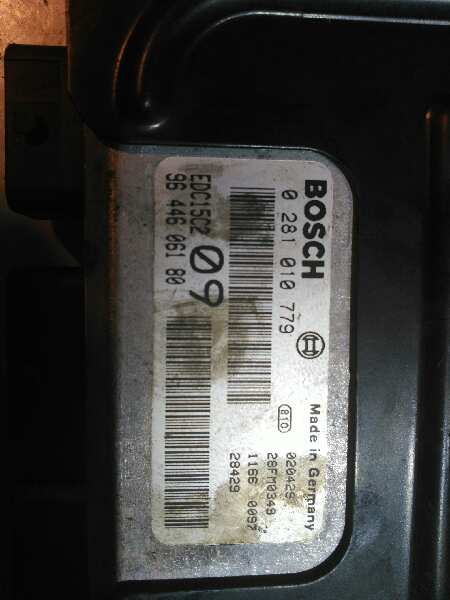 PEUGEOT 307 1 generation (2001-2008) Motorkontrolenhed ECU 9644606180 24789251