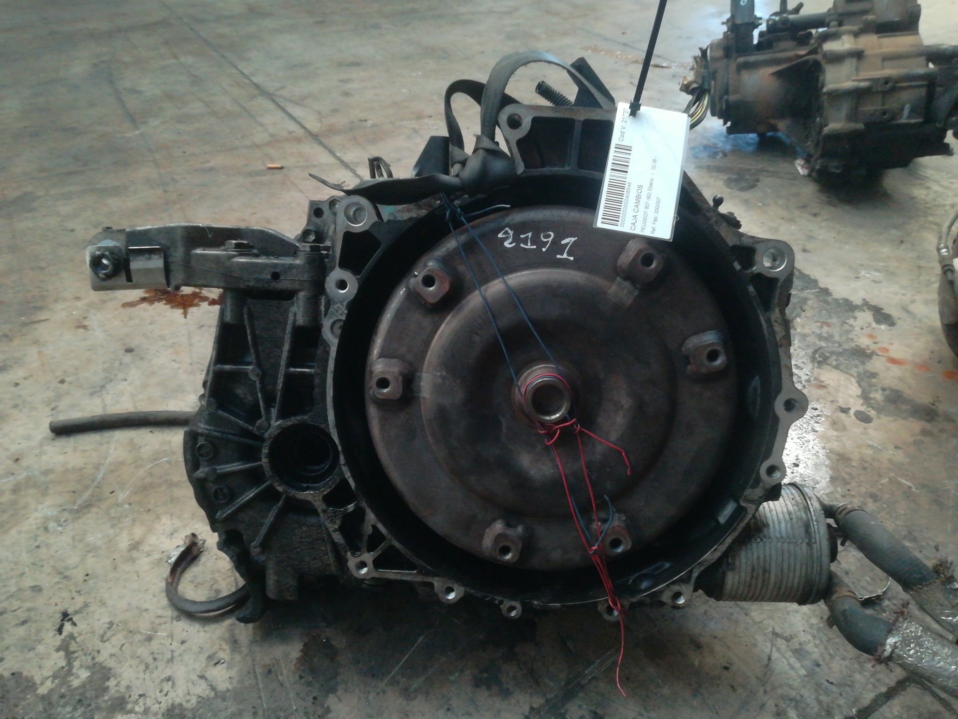 PEUGEOT 607 1 generation (2000-2008) Gearbox 20GG07 24811234