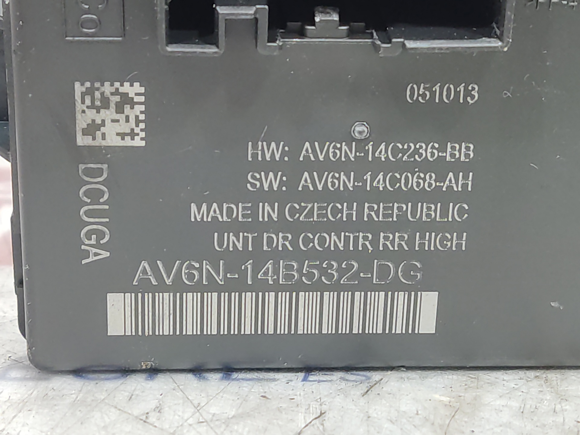 FORD C-Max 2 generation (2010-2019) Other Control Units AV6N14B532DG 24813923