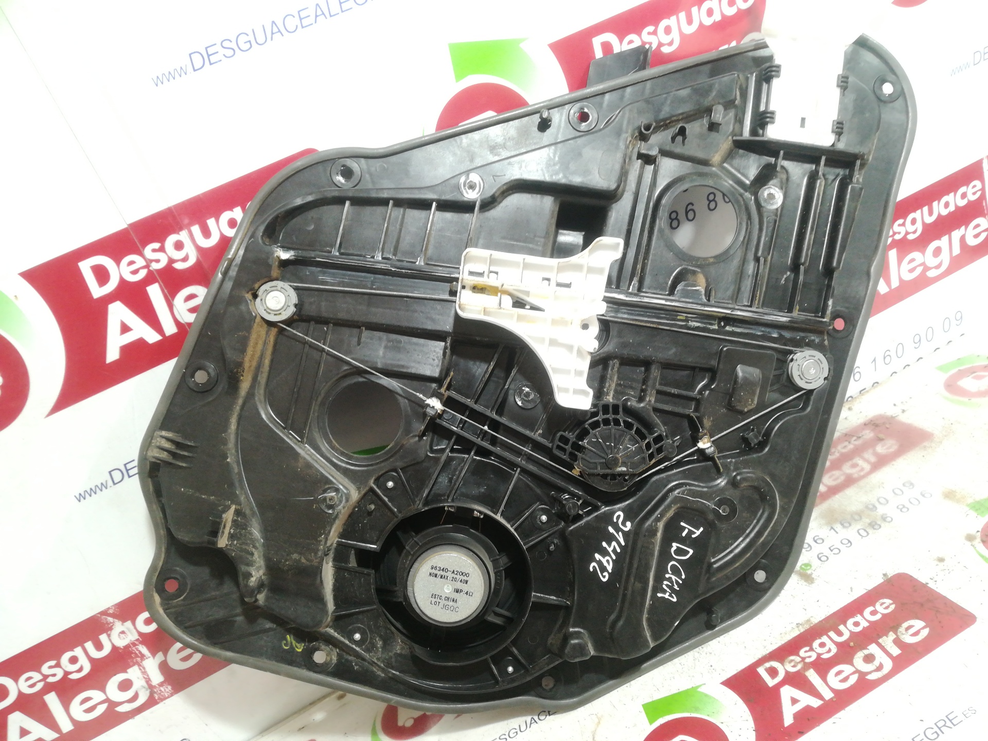 KIA Cee'd 2 generation (2012-2018) Rear Right Door Window Regulator 83480A2340 24809045