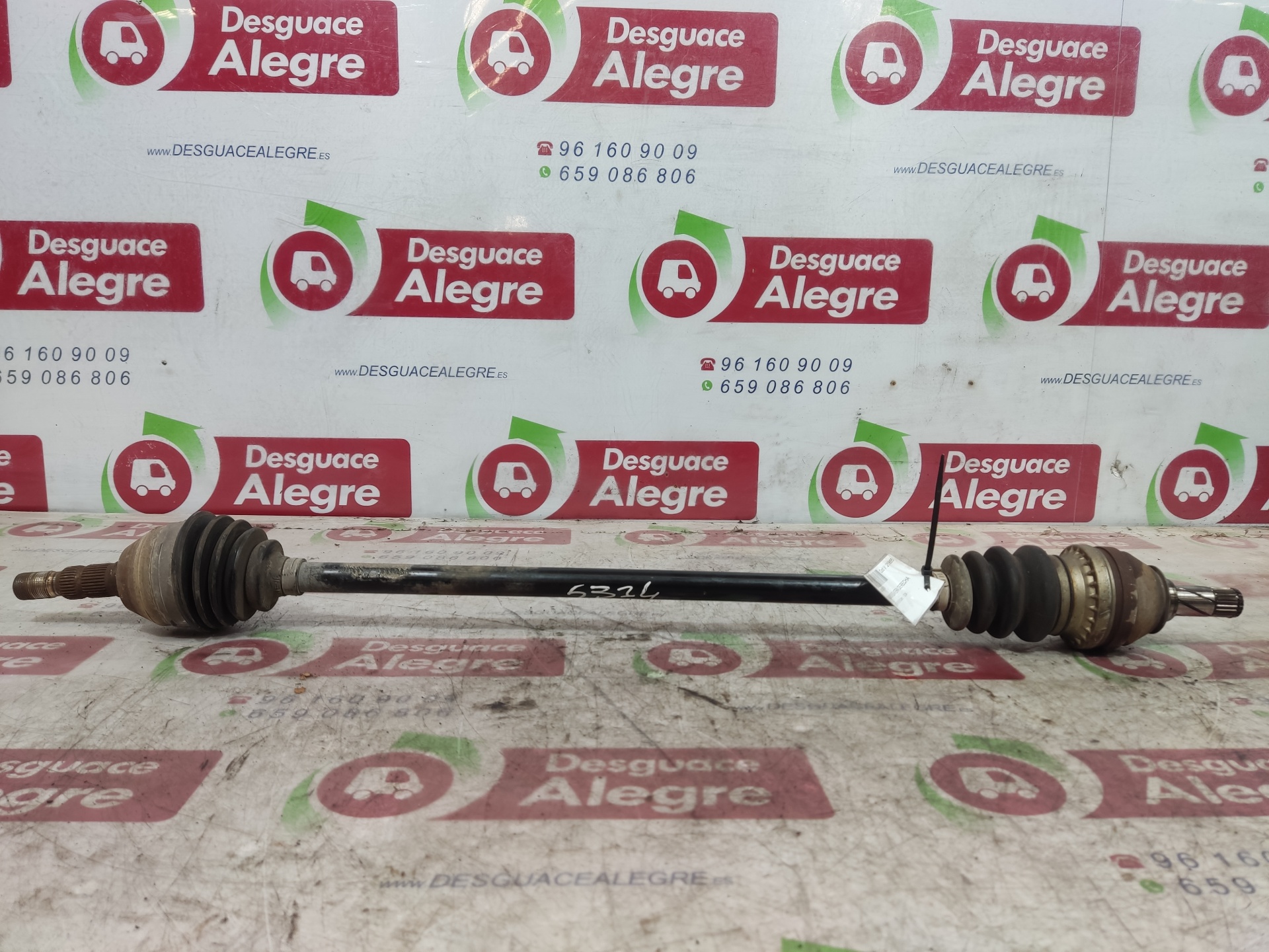 OPEL Astra J (2009-2020) Front Right Driveshaft 24859650
